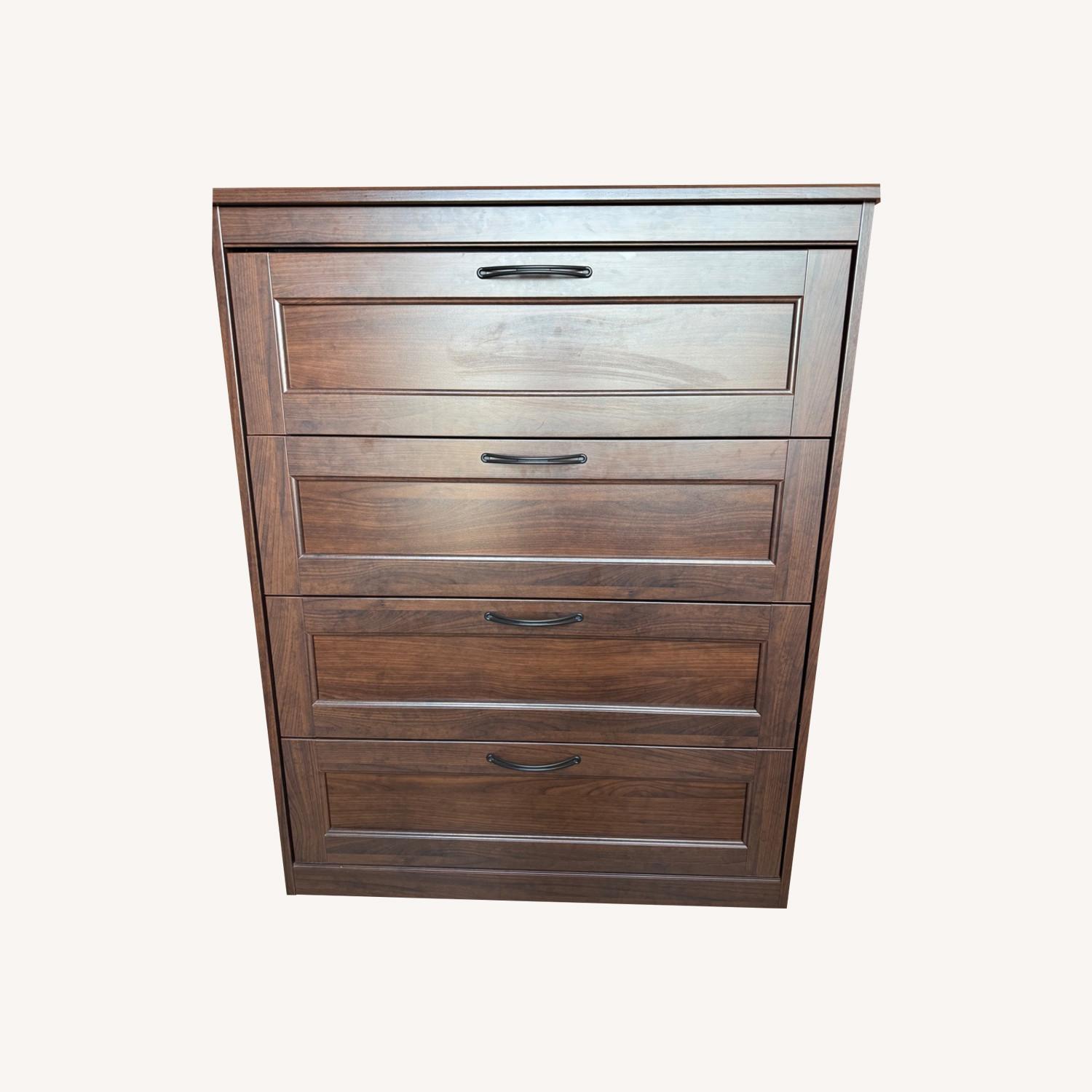 IKEA Songesand 4-drawer Dresser, Dark Brown - image-0