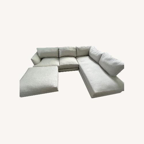 Used West Elm Haven 106" Right Multi Seat 2-Piece Bumper Chaise for sale on AptDeco