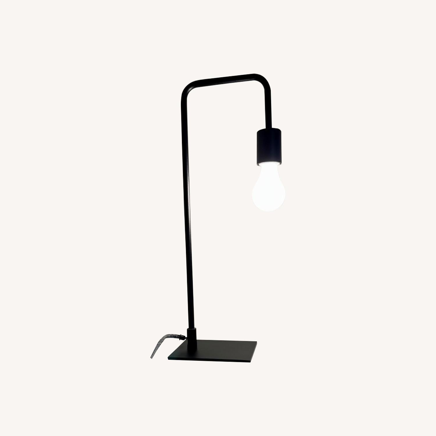 CB2 Arc Black Table Lamp (Set of 2) - image-0