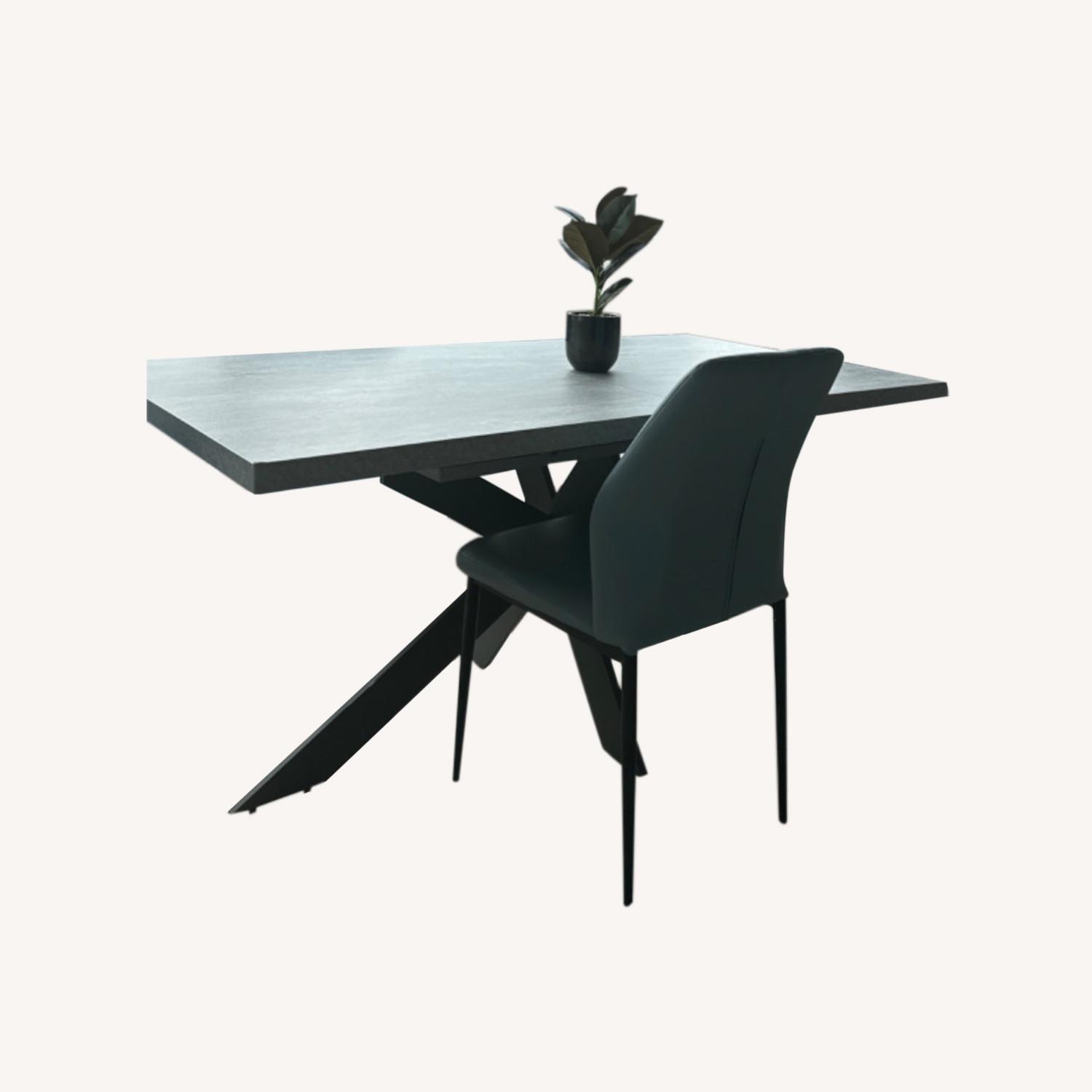 Grey Wood Table - image-0