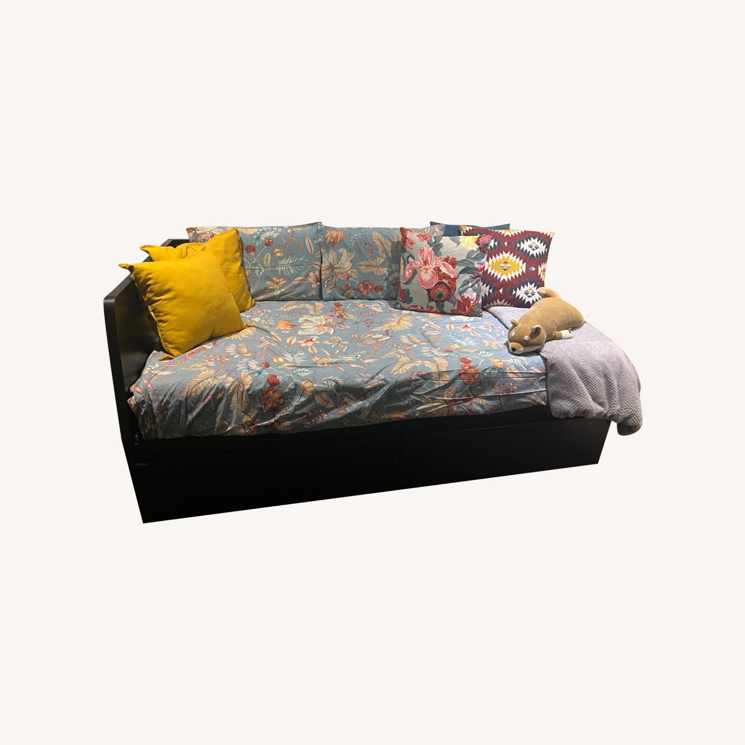 IKEA Daybed Converts in a King Size Bed - image-0