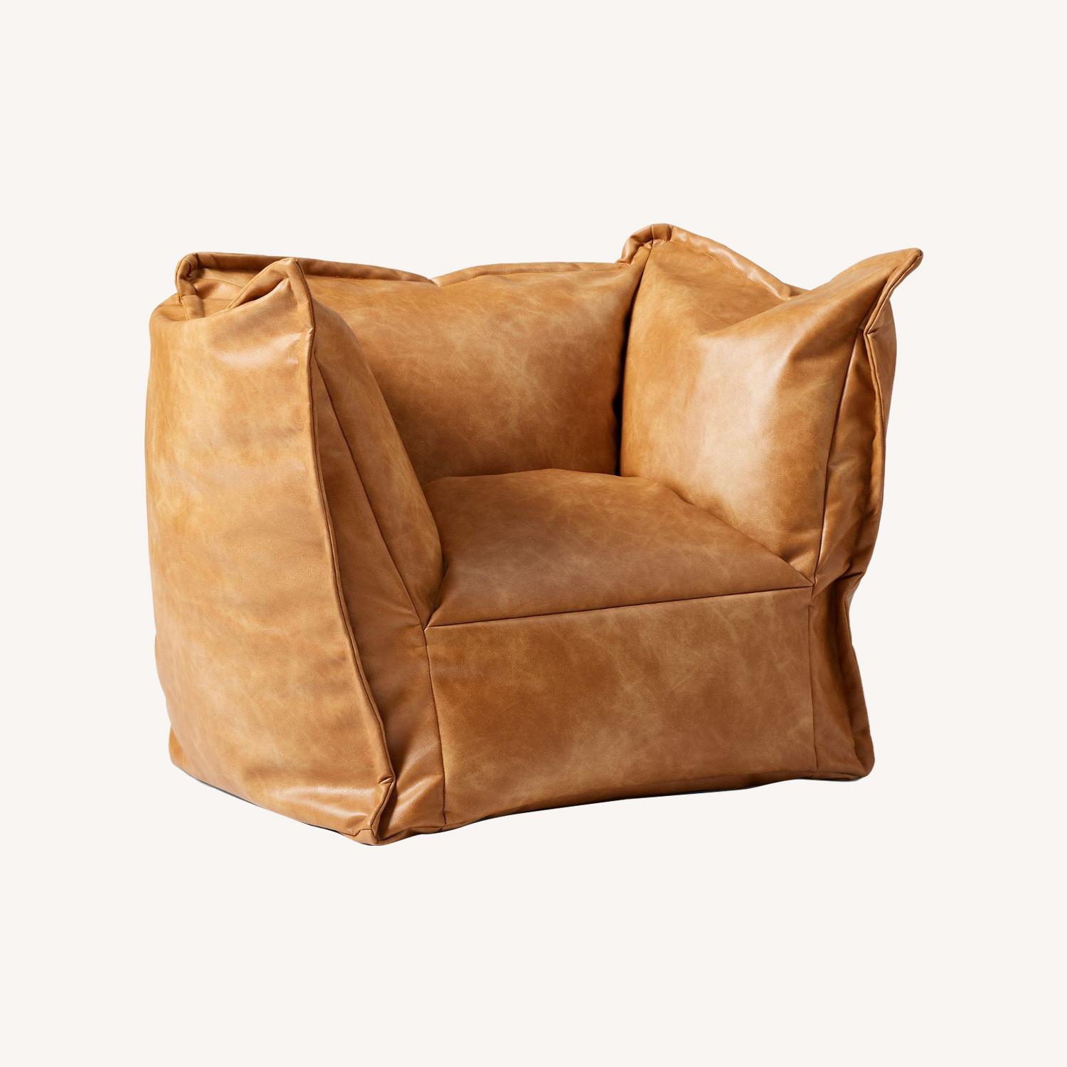 West Elm Flange Bean Bag Chair - image-7