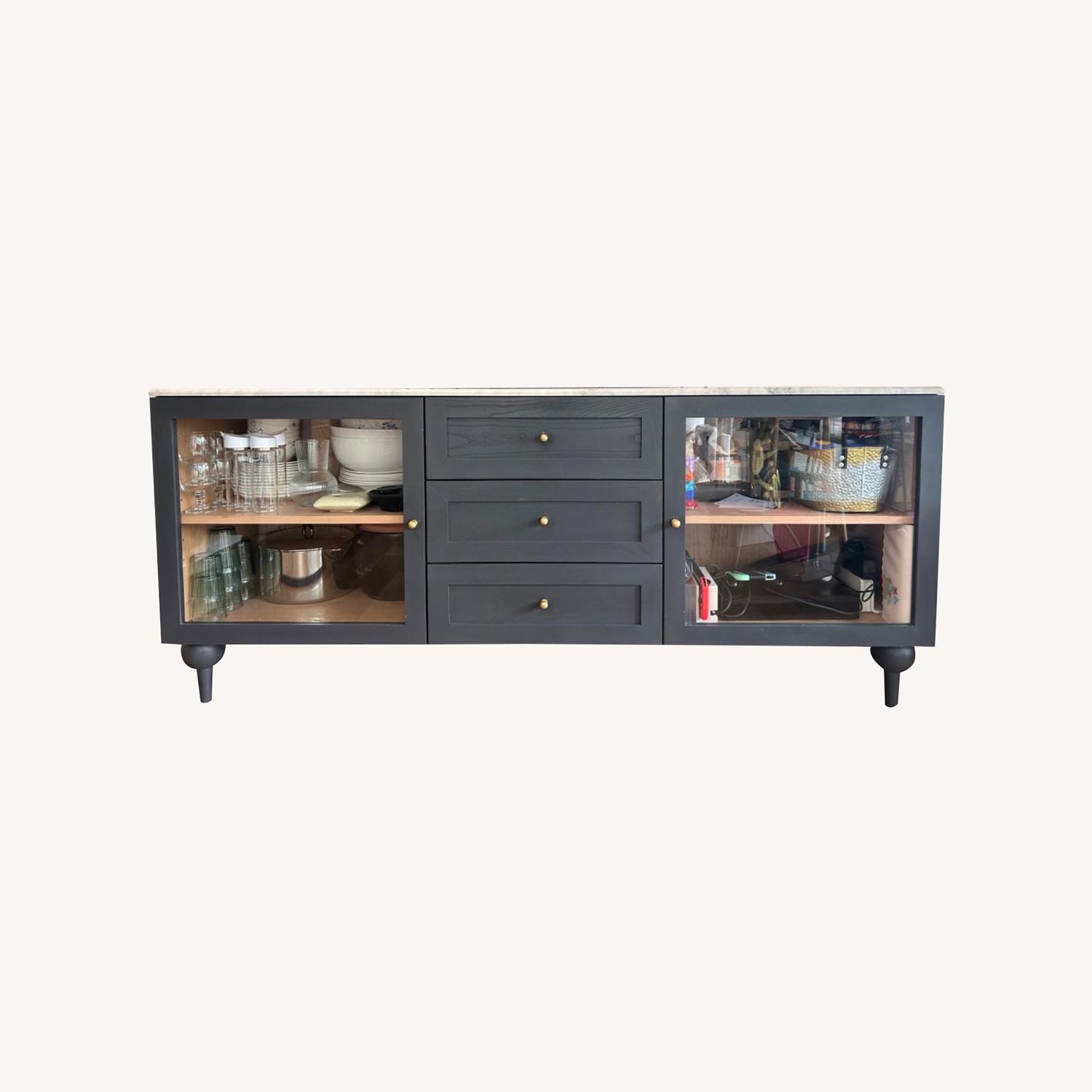 Anthropologie Fern Buffet in Slate Blue - image-0