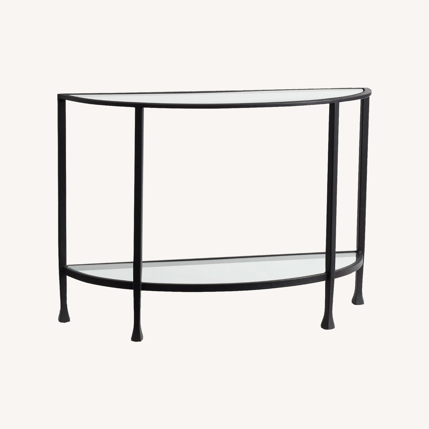 Pottery Barn Tanner Demilune Console Table - image-0