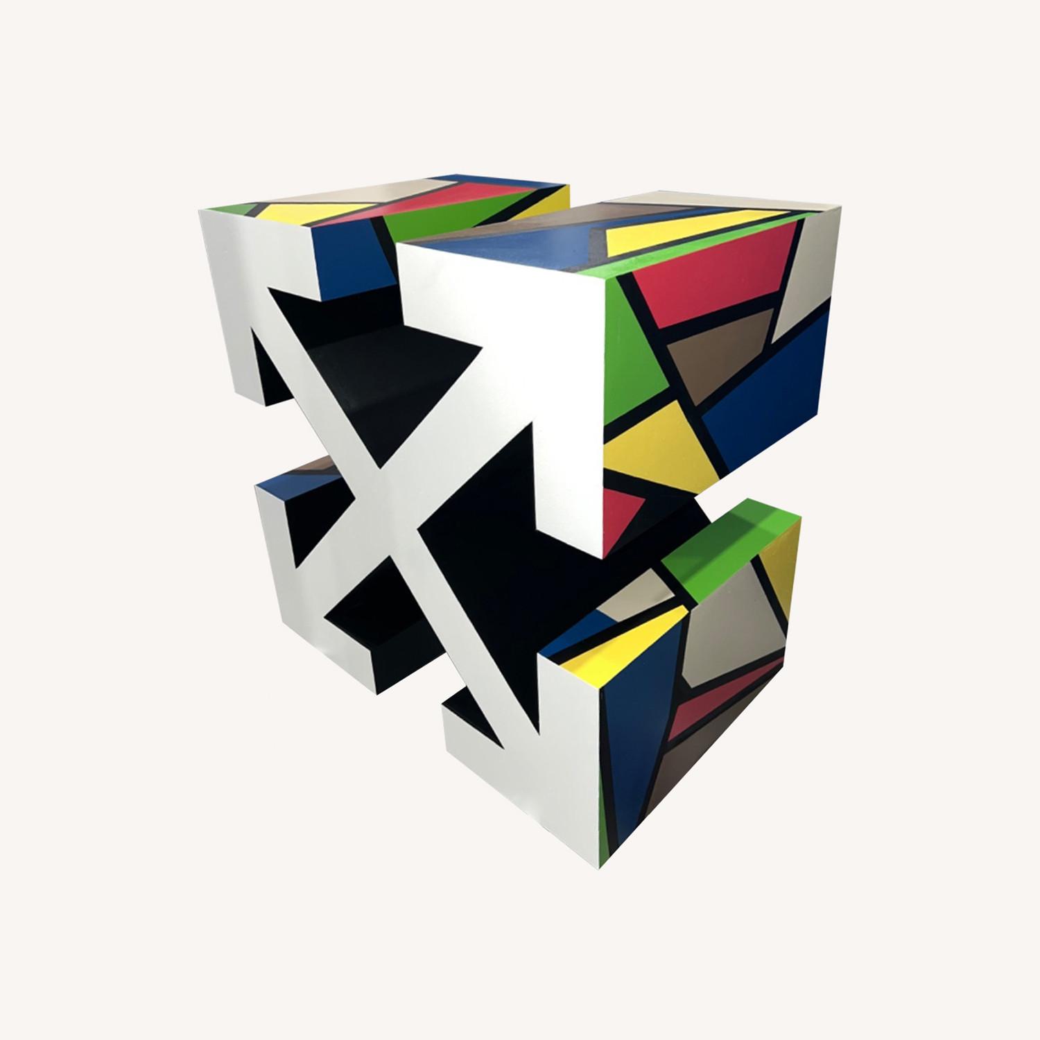 Custom Off-white Dining Table - image-0