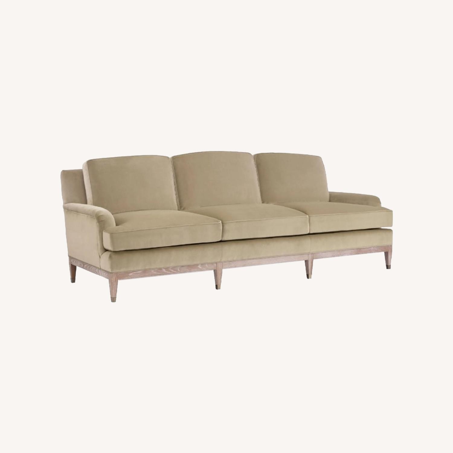 Kravet Micro Suede Stain Resistant Sofa - image-0
