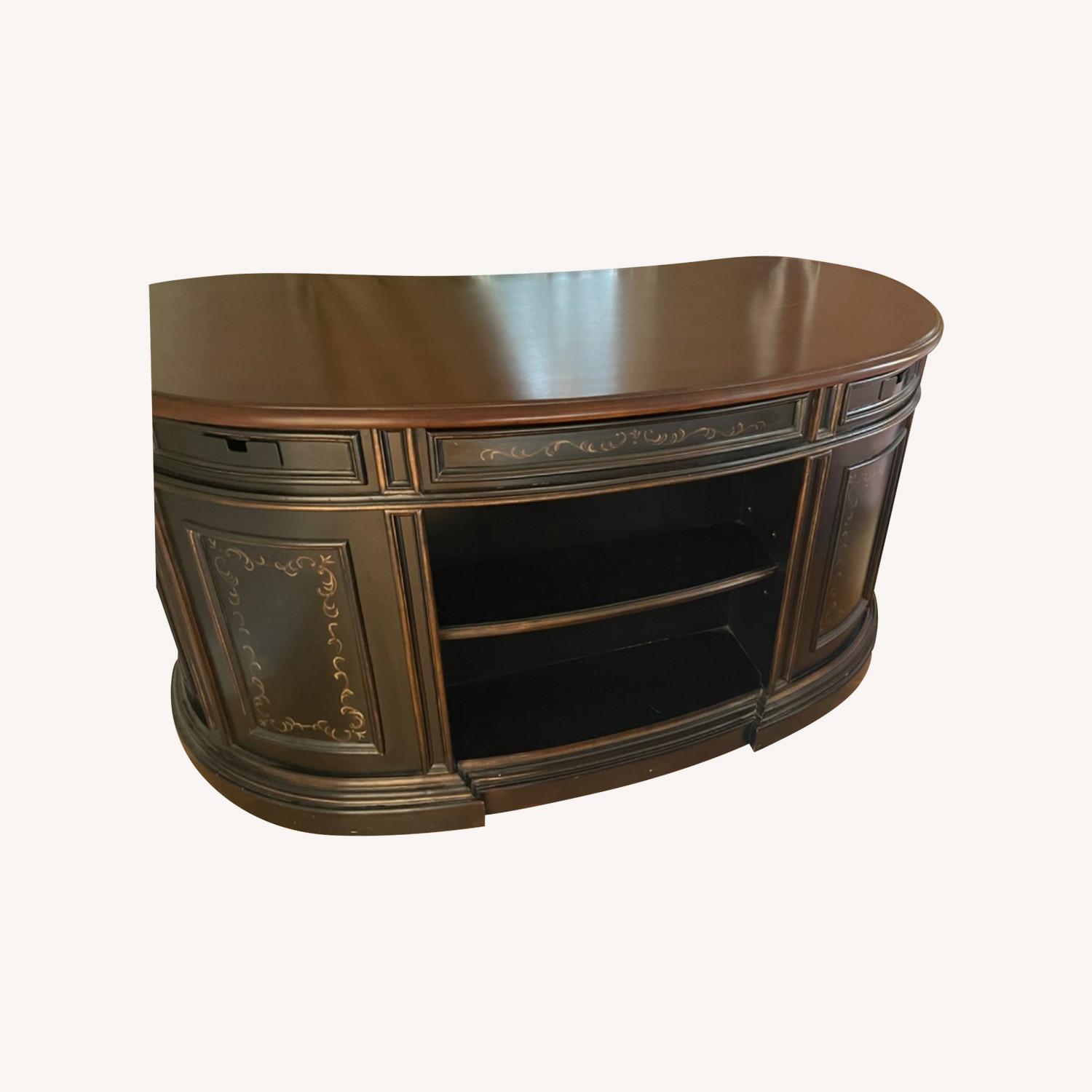 Hooker Seven Seas's Kidney Shaped Desk - image-0