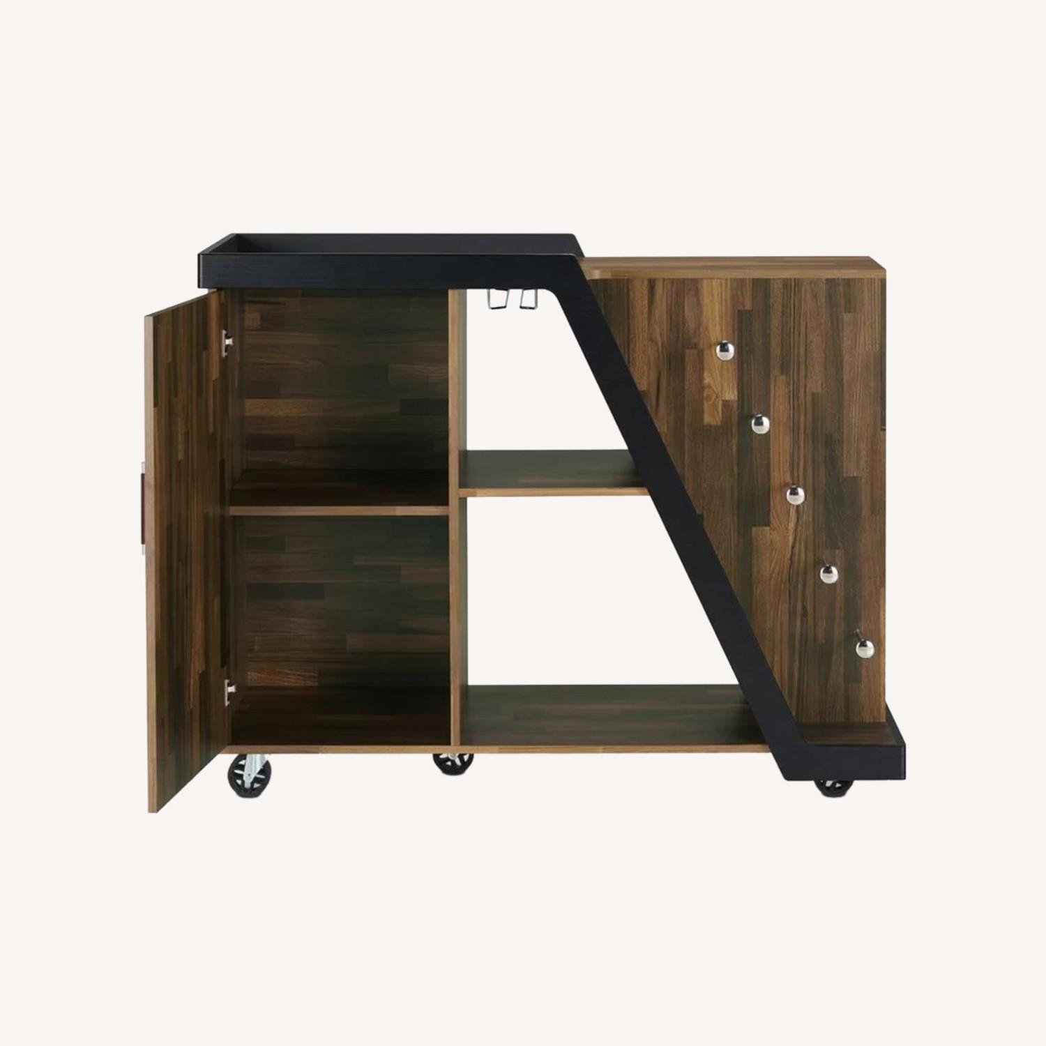 Wayfair Tyndalls Park Mobile Bar with Wine Storage - image-0