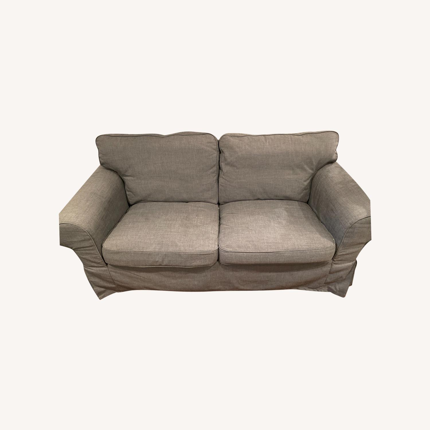 IKEA UPPLAND LOVESEAT Sofa-Dark Grey - image-0