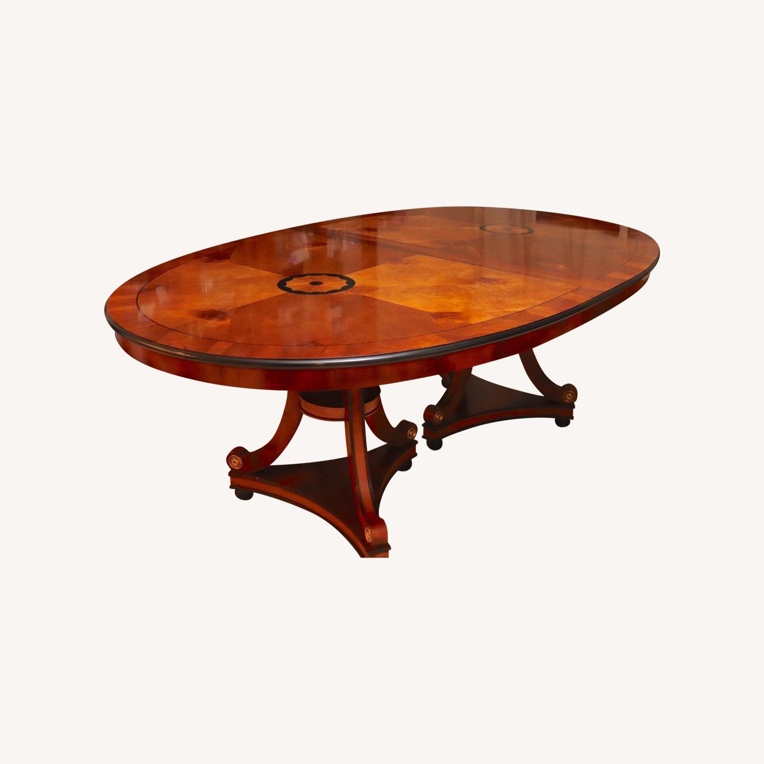 Century Burl Wood Dining Table