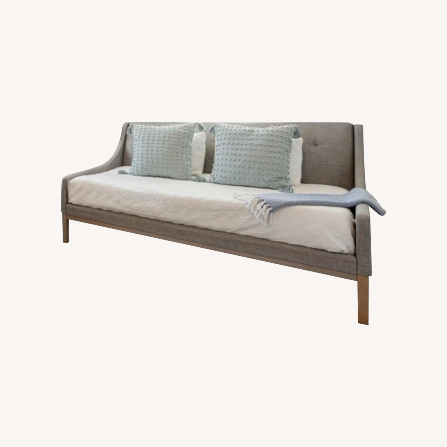 Crate and Barrel Grey Gallery Wing Daybed - image-0