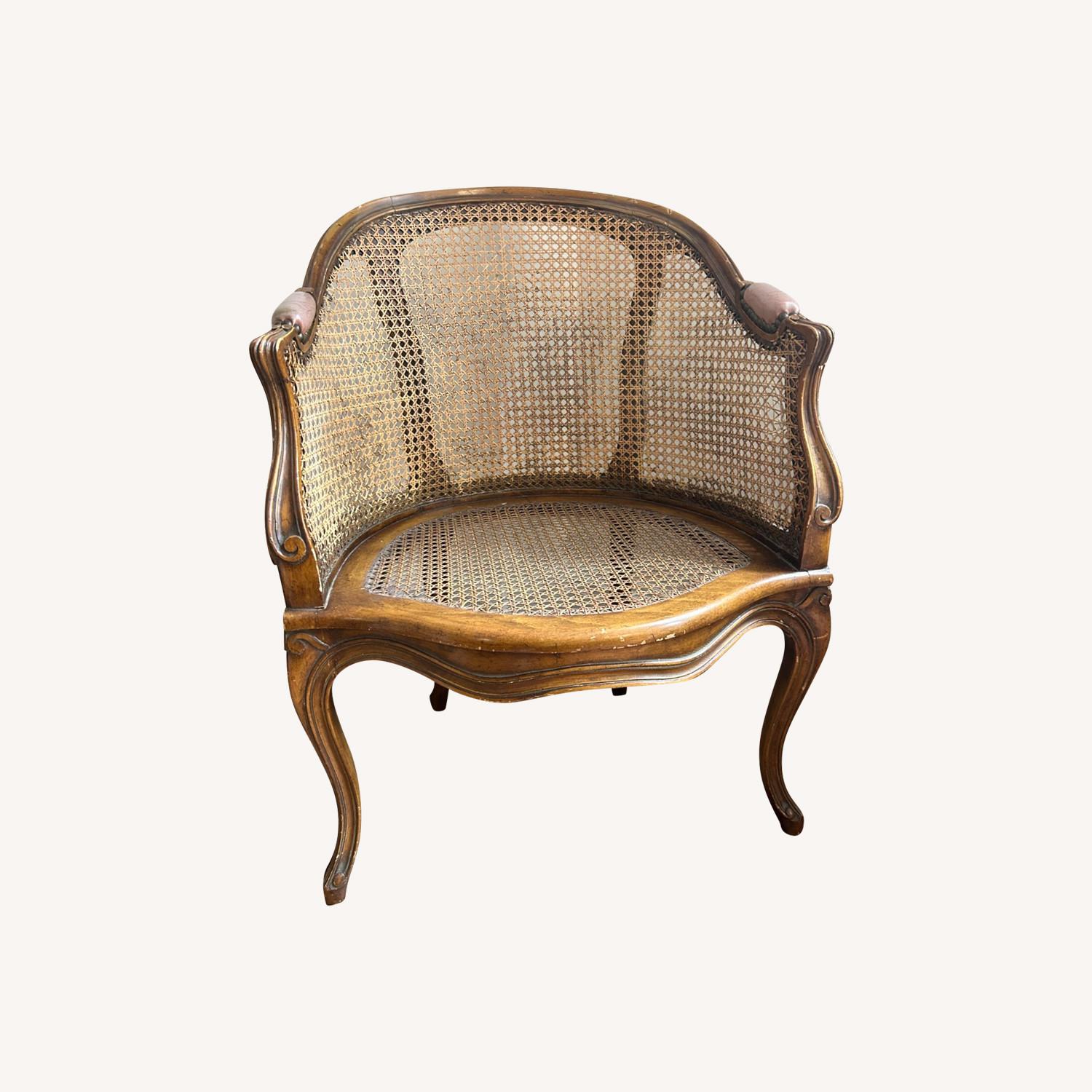 Pair (2) of Cane Chairs - image-0