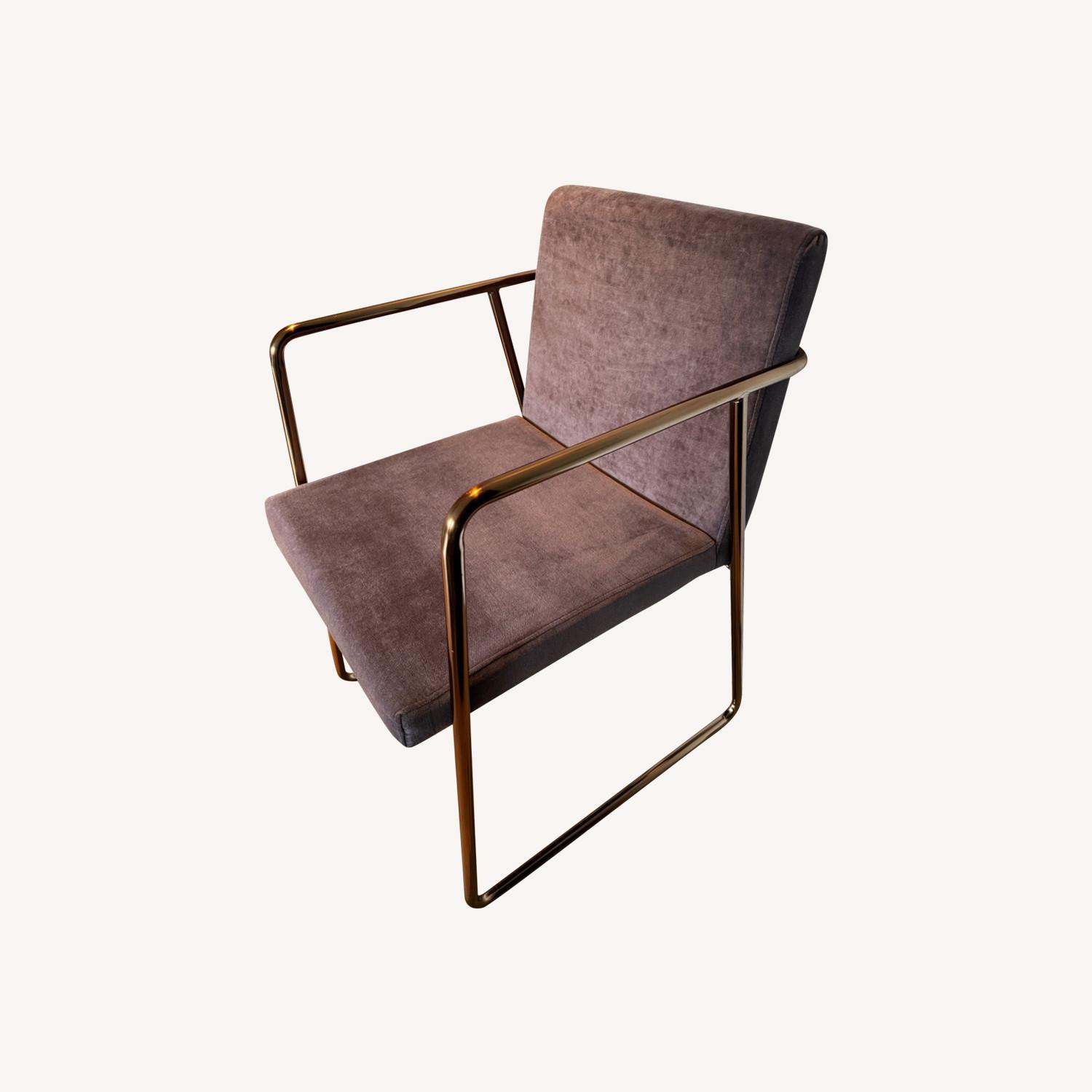 CB2 Rouka Chair Set in Eggplant - image-0