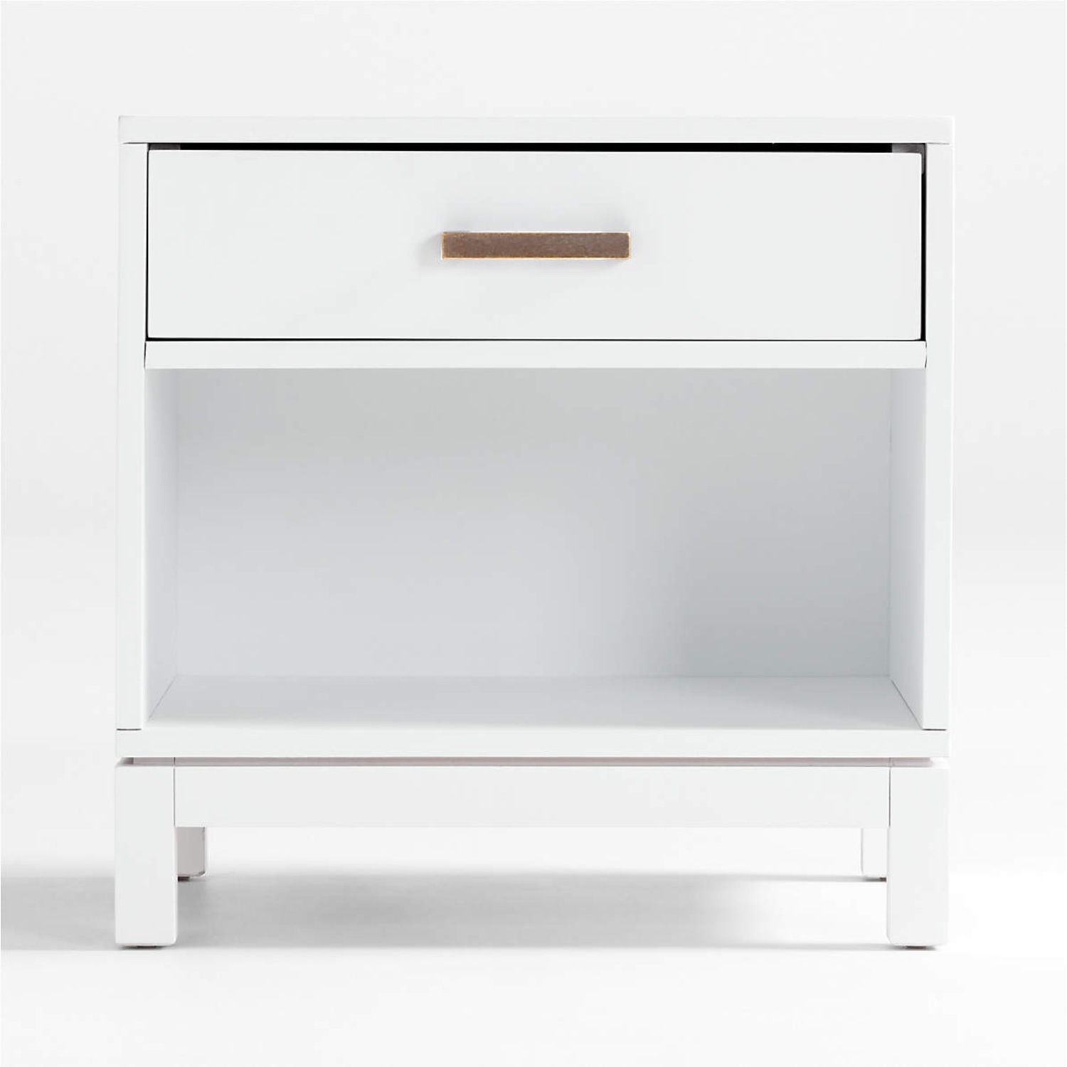 Crate & Barrel Kids White Nightstand - image-3