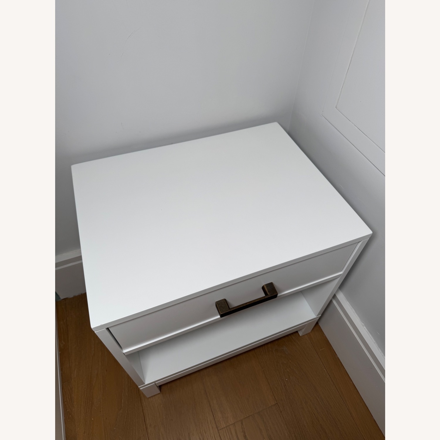 Crate & Barrel Kids White Nightstand - image-5