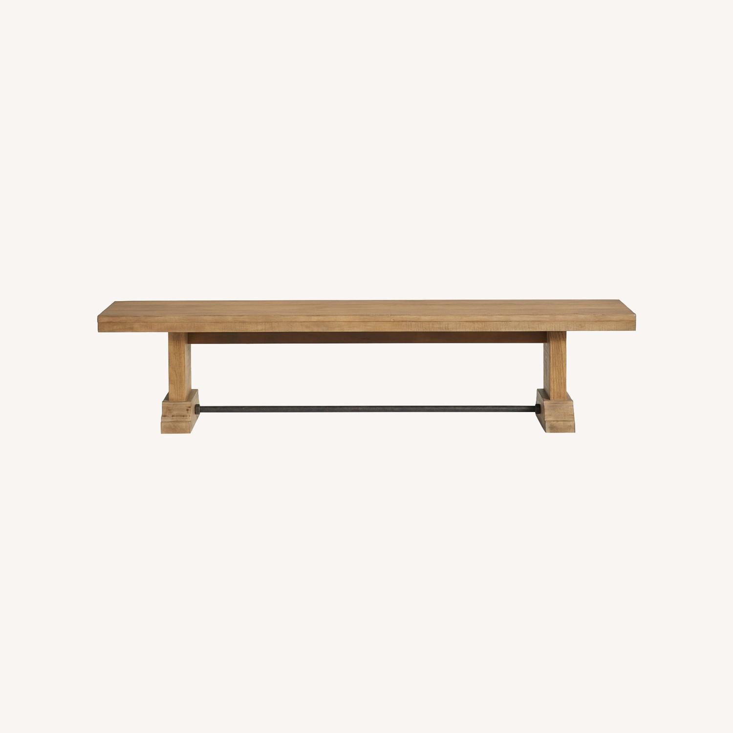 Pottery Barn Fort Dining Bench - image-0