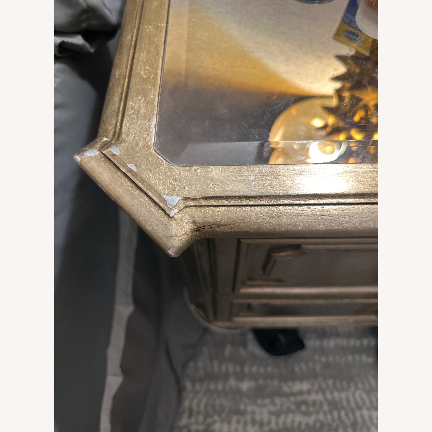 Z Gallerie Metallic Gold Nightstand Set of 2 - AptDeco