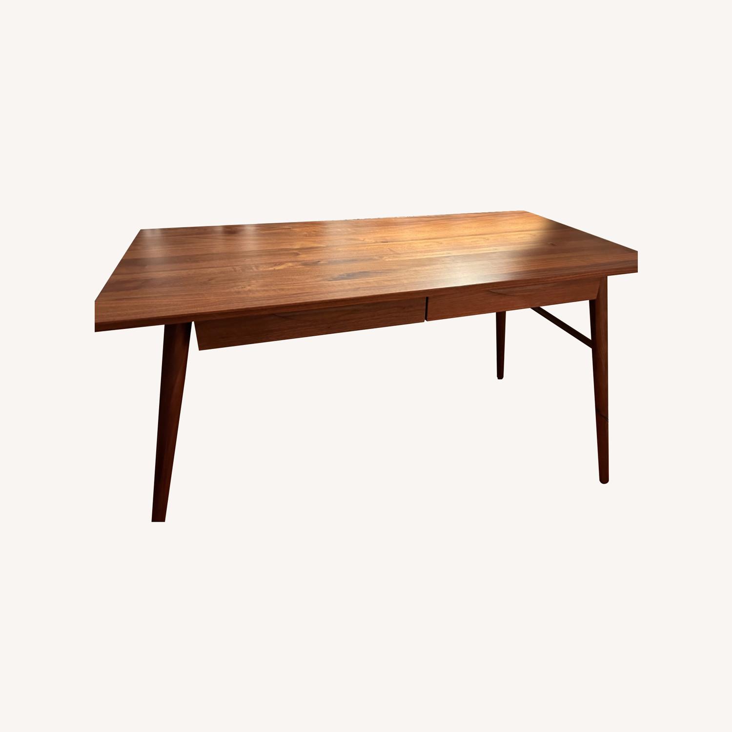Poly and Bark Etta Walnut Writing Desk - image-0