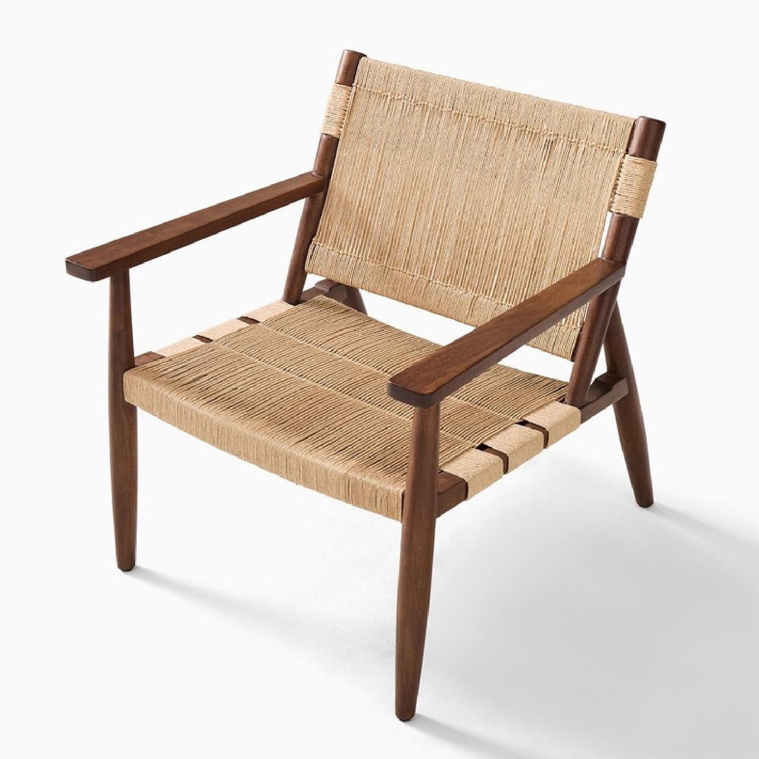 West Elm Morton Woven Show Wood Chair - image-5