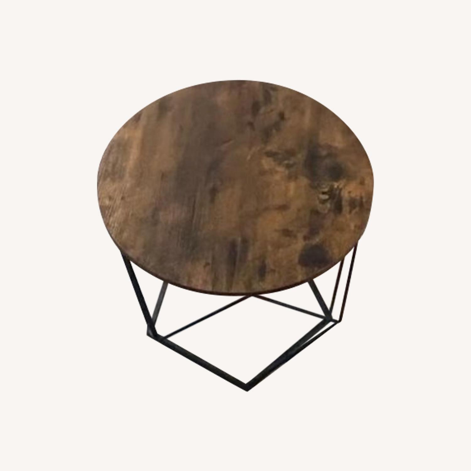 VASAGLE Round Coffee Table for Living Room - image-0