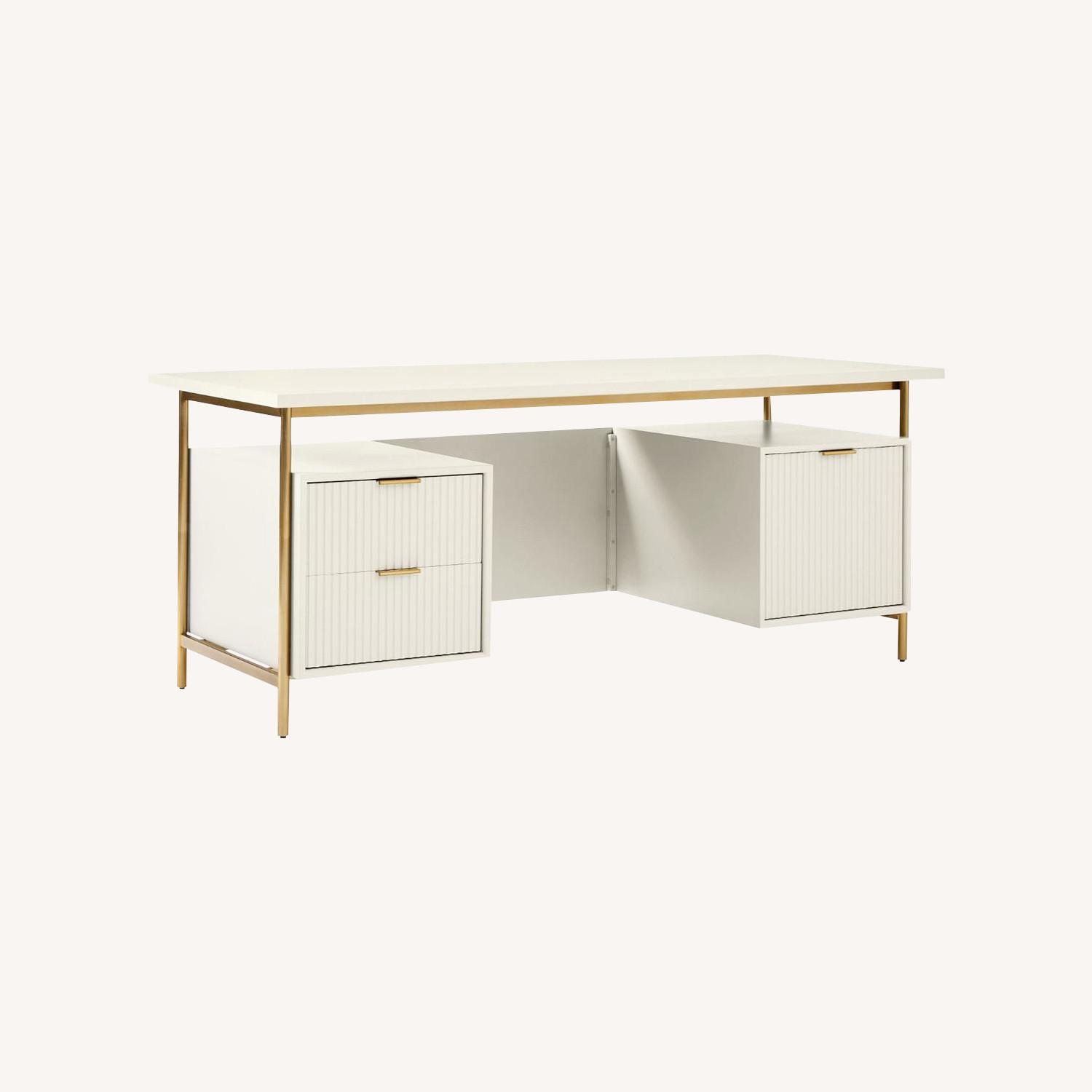 West Elm Quinn Executive Desk (74") - image-0