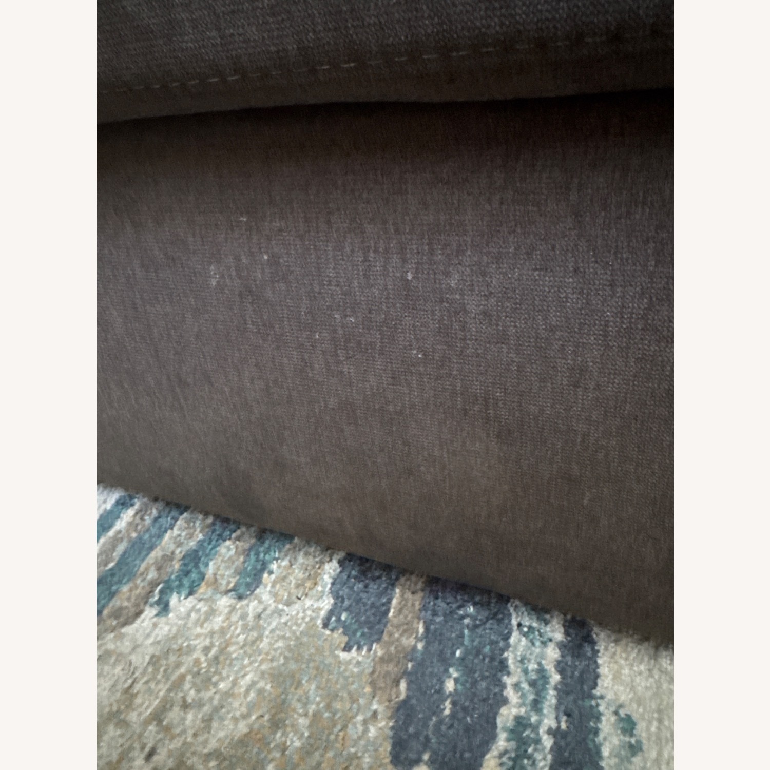 Dark Gray Fabric 2 Piece Sectional - image-2