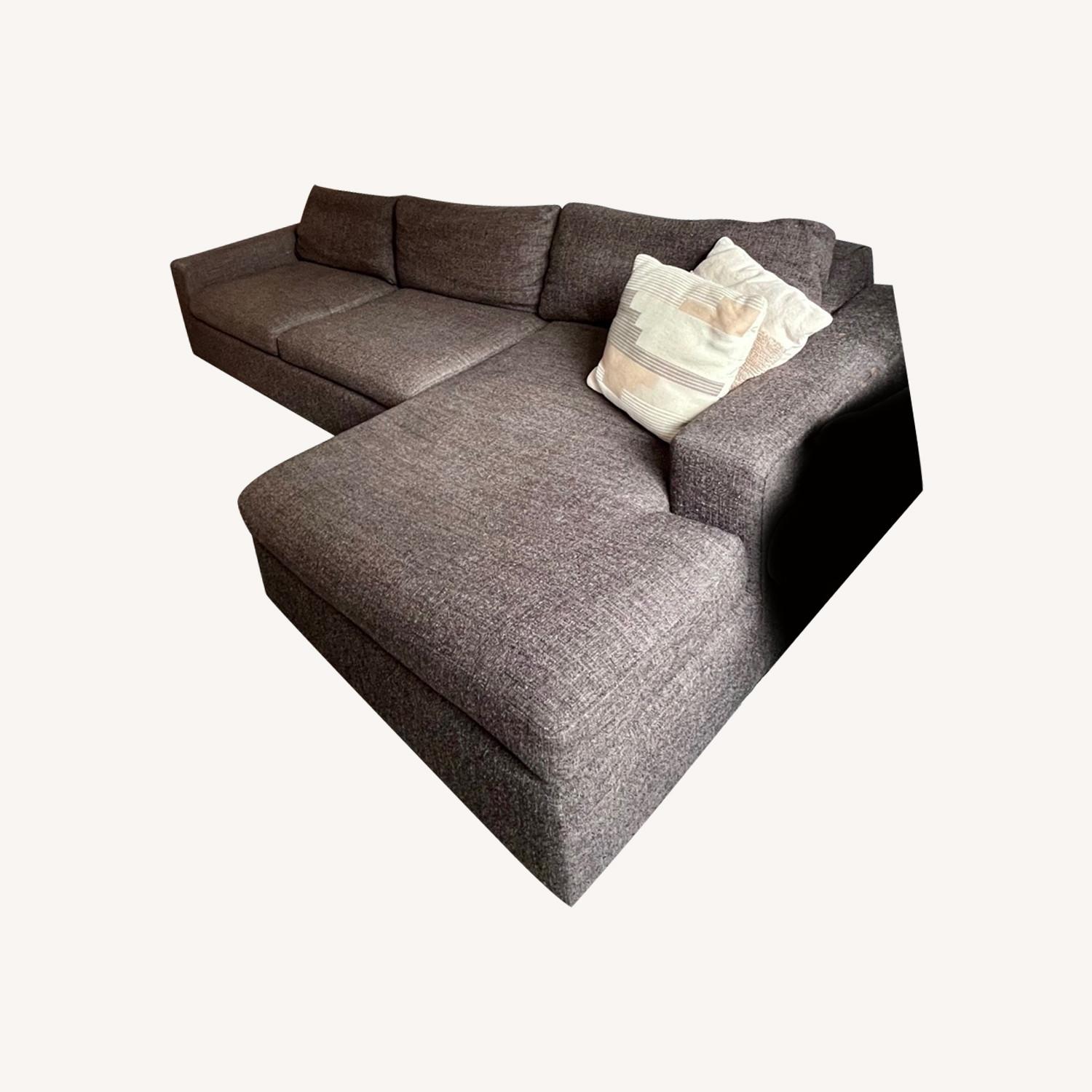 Room & Board Sectional Sofa - Charcoal Gray - image-0