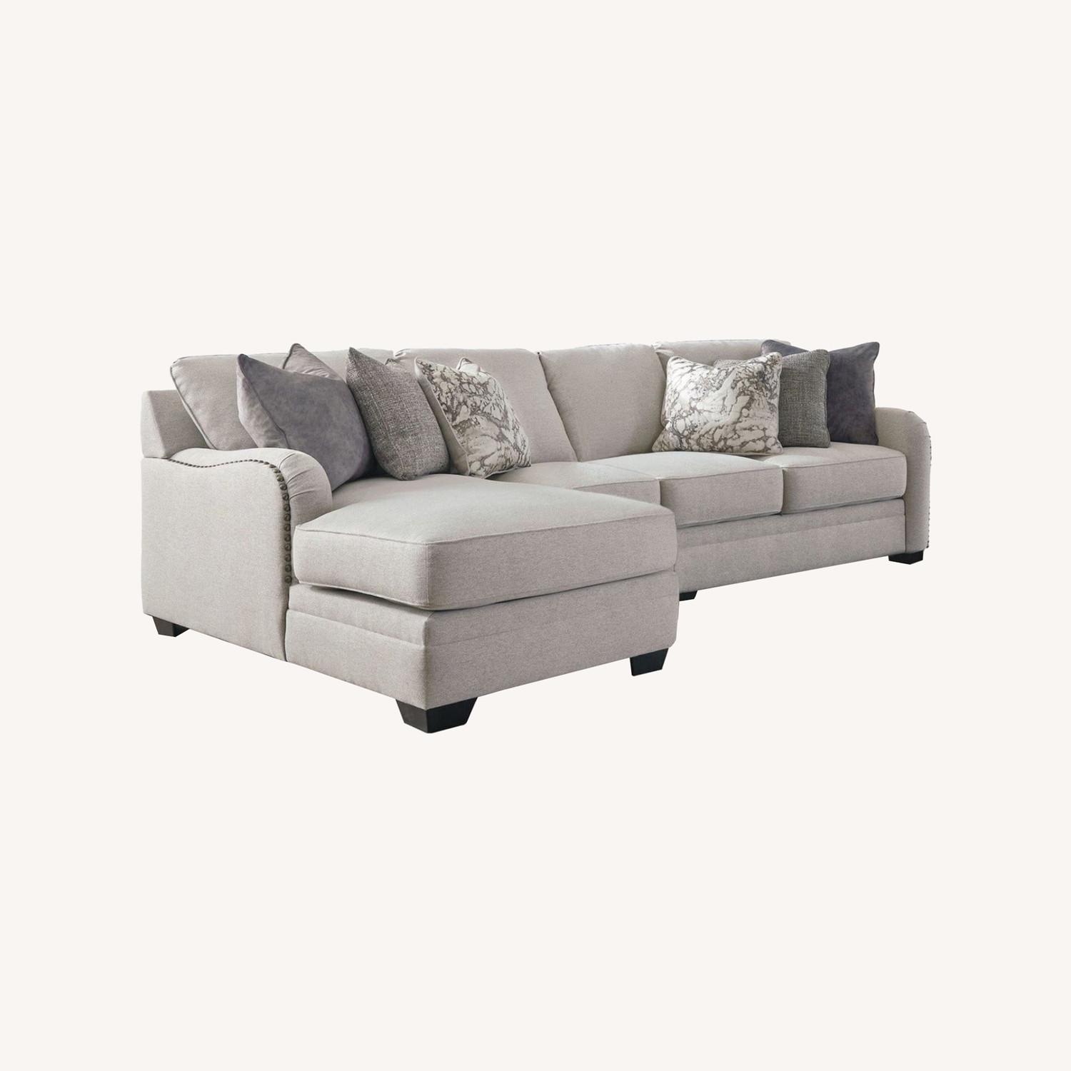 3 Piece Gray Sectional - AptDeco