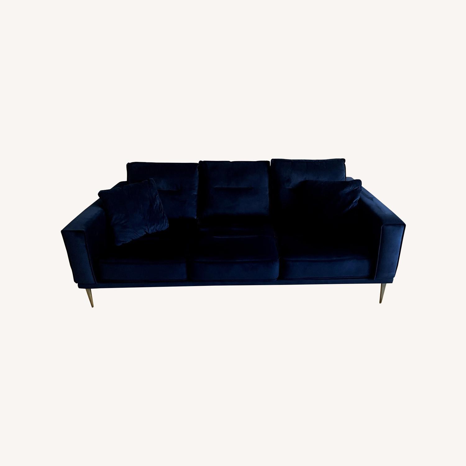 Ashley Macleary Navy Blue Sofa - image-4