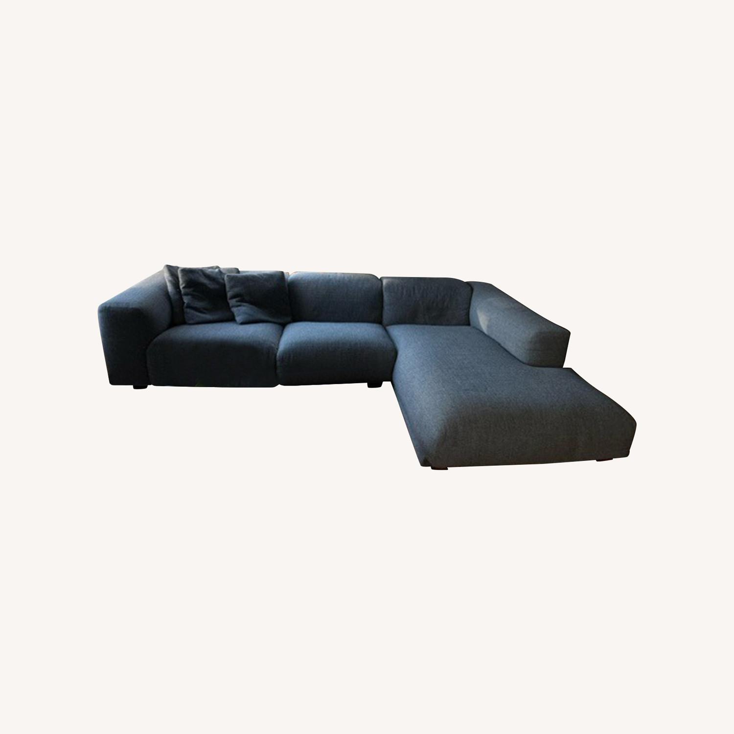Steinhafels Blue Two-Piece Sectional - image-0
