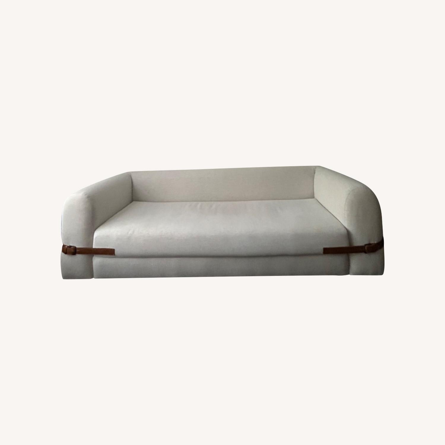 CB2 Alexis Deauville Stone Sleeper Sofa - image-0