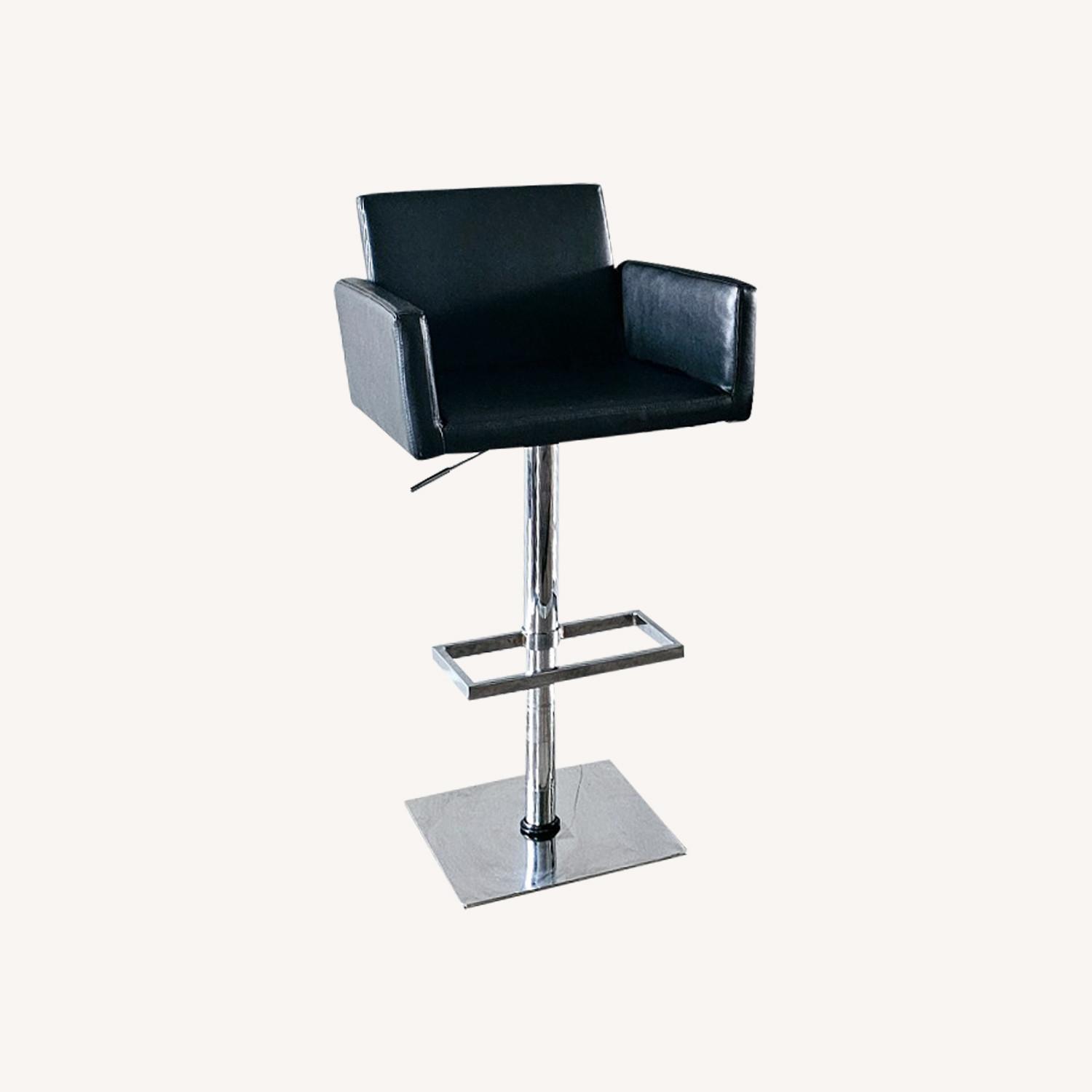 Modani Black Adjustable Swivel Stools - image-0