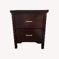 Mahogany Wood Nightstand