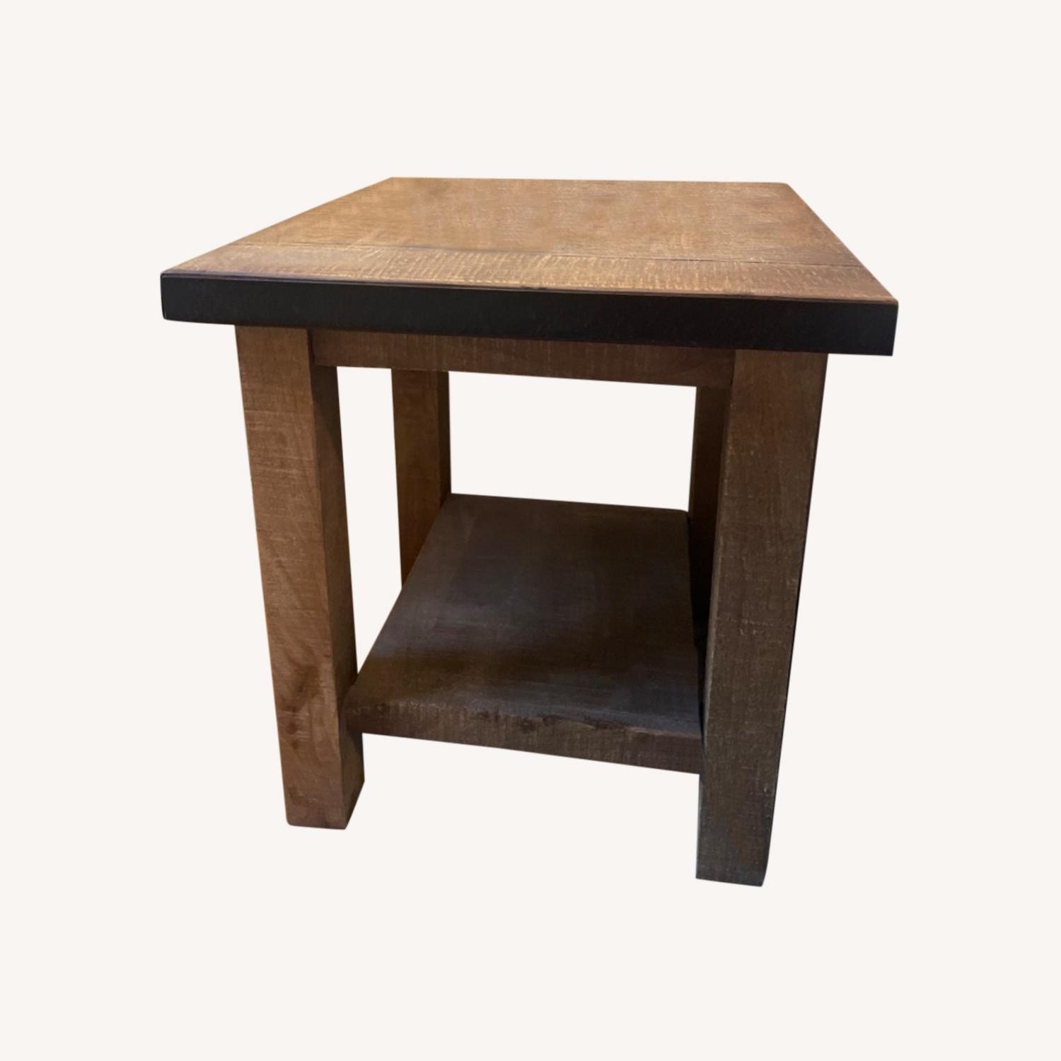 World Market Wooden Side Table - image-0