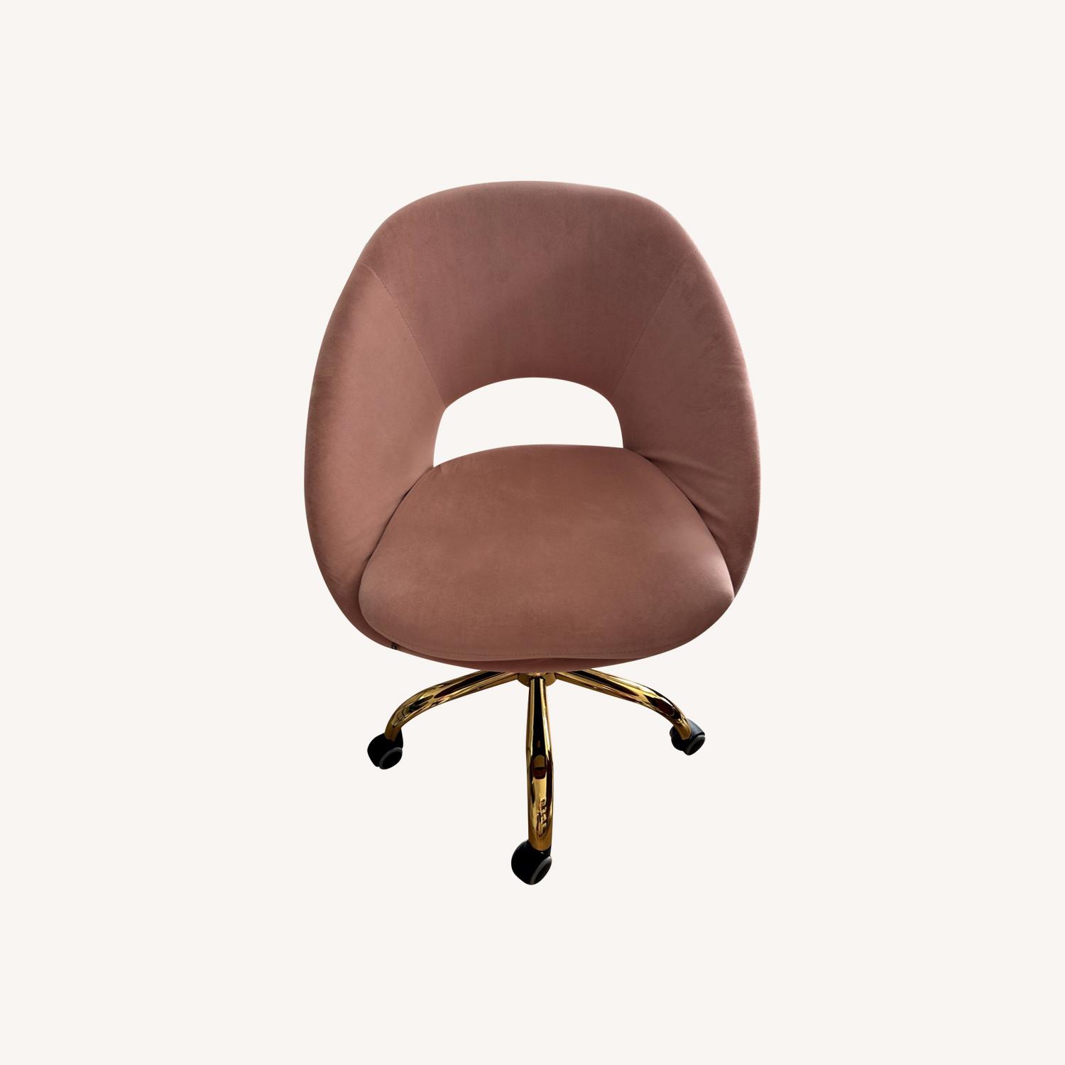 Wayfair Velvet Pink Office Chair