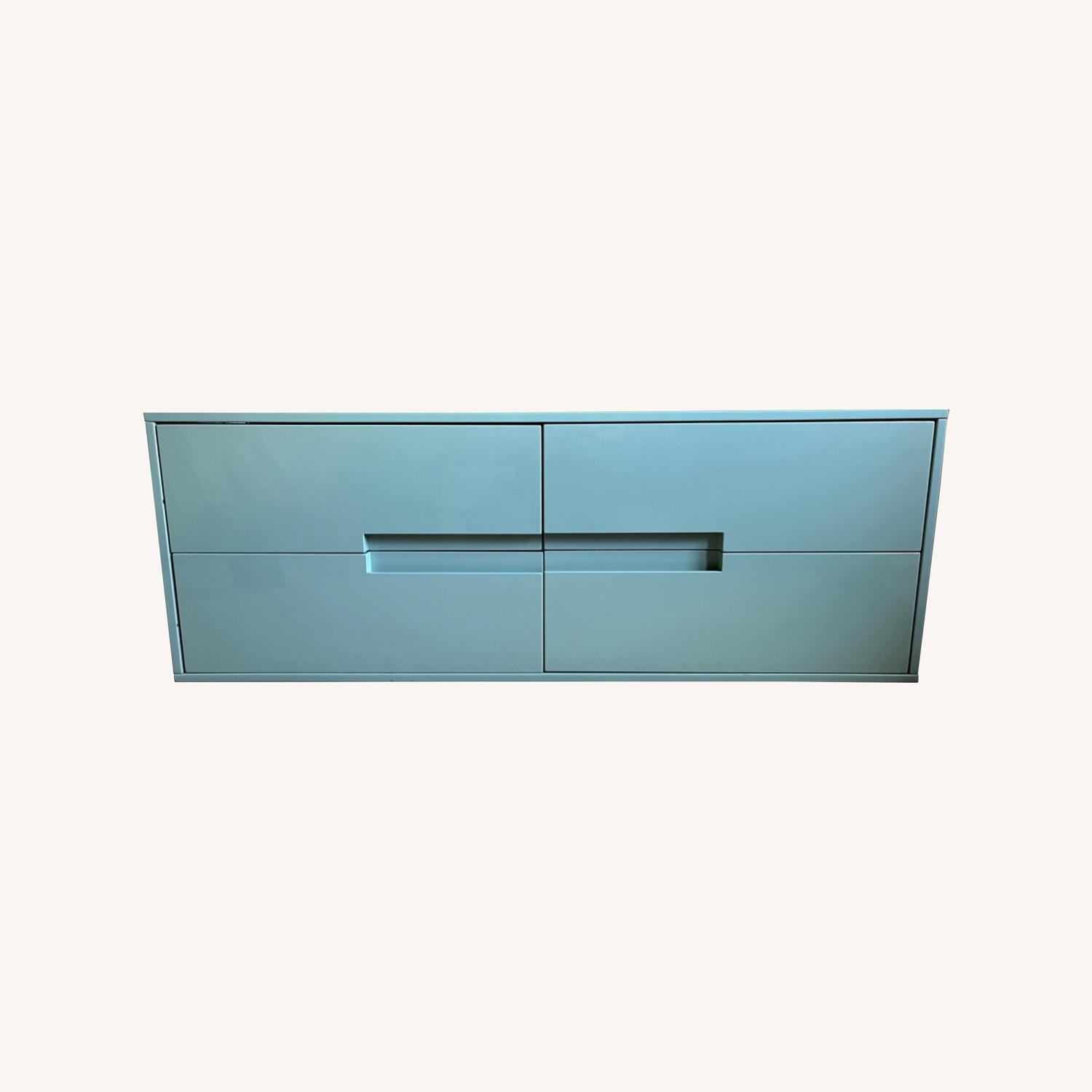cb2 green dresser Rayner 6-Drawer Oak Dresser