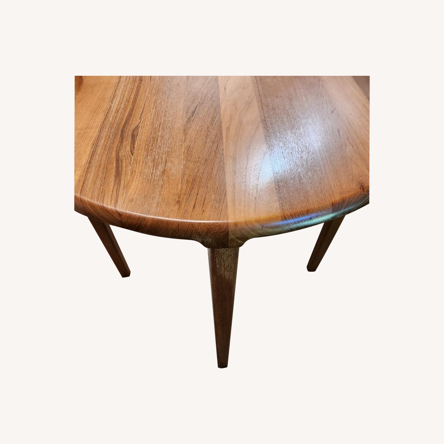 Custom Made Round Teak Table from Denmark - image-0