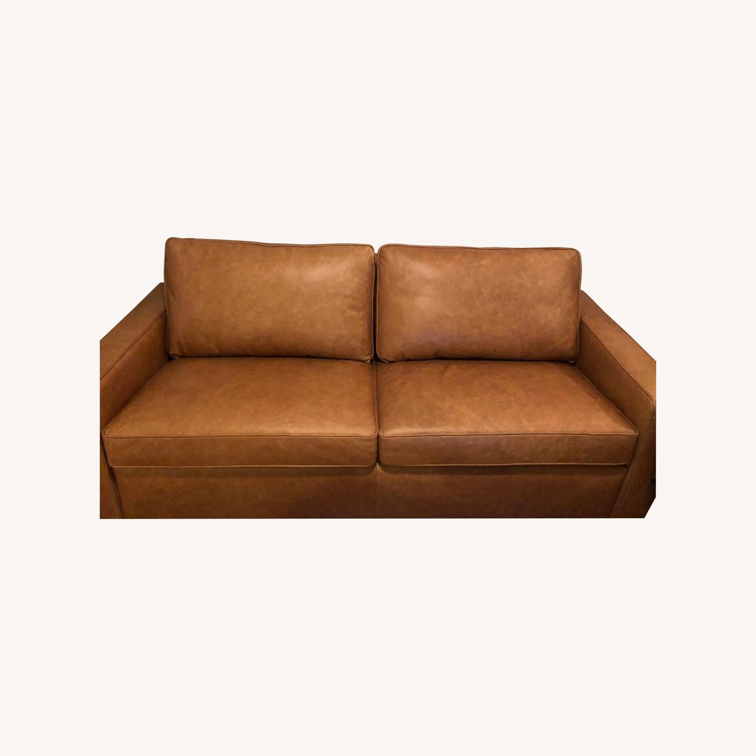 Andrew Rivets Leather Sofa - image-0