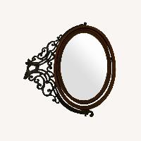 Antique Oval Mirror