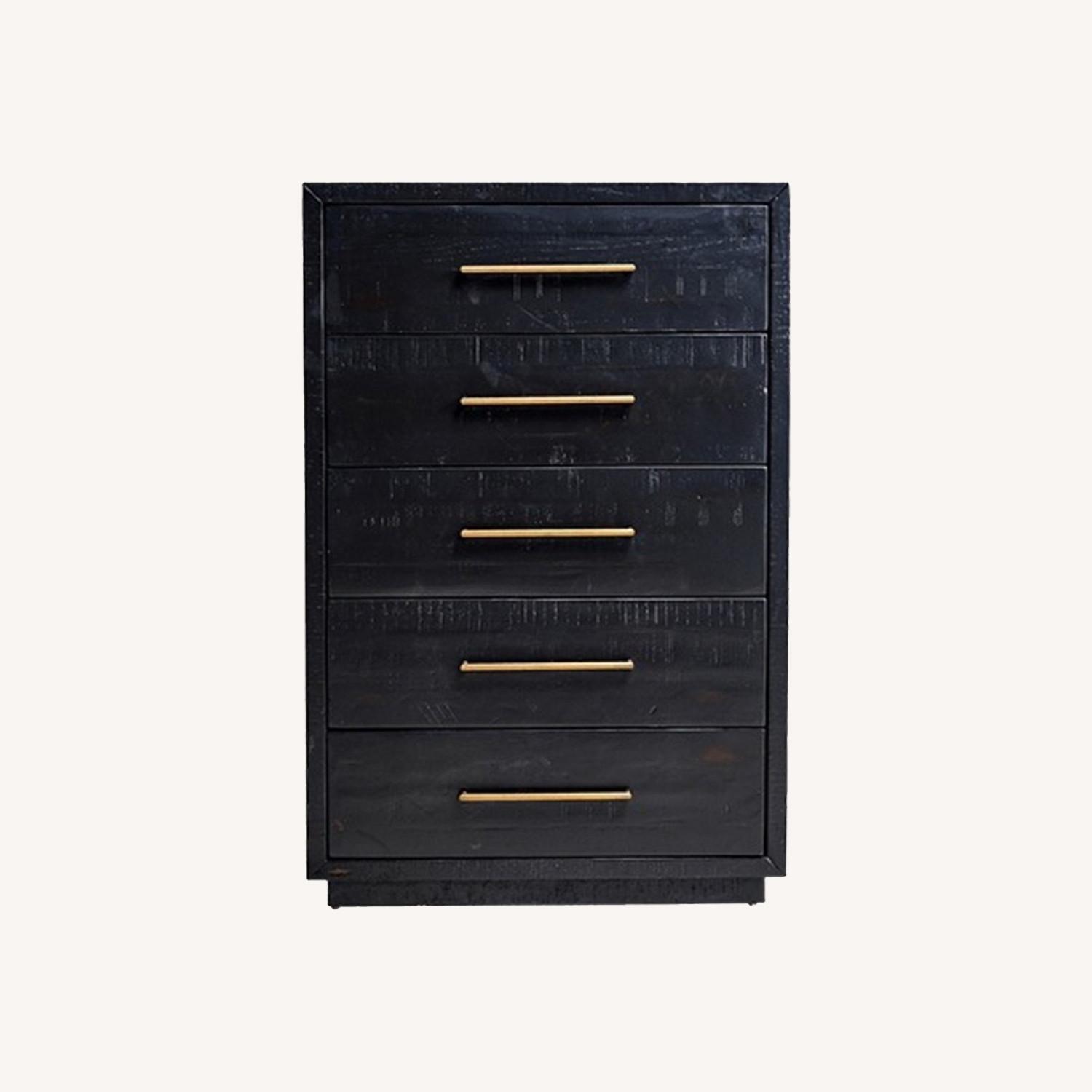 princess polly baby blue dress Black 5 Drawer Dresser for Bedroom, Tall Wooden Chest of Drawers with Metal  Handle, Farmhouse Storage Organizer - Bed Bath & Beyond main image 0