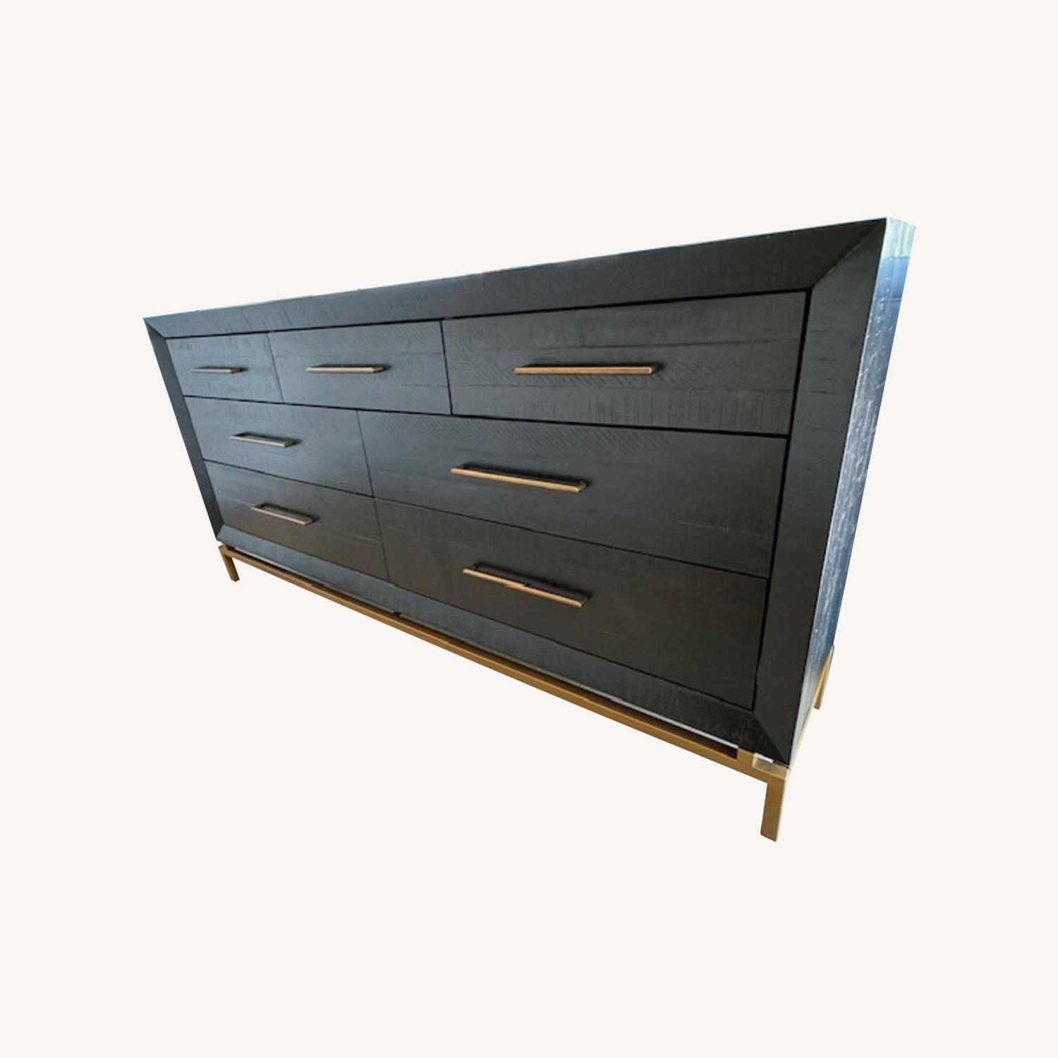 West Elm Alexa Burnished 7-Drawer Dresser, 70" - image-0