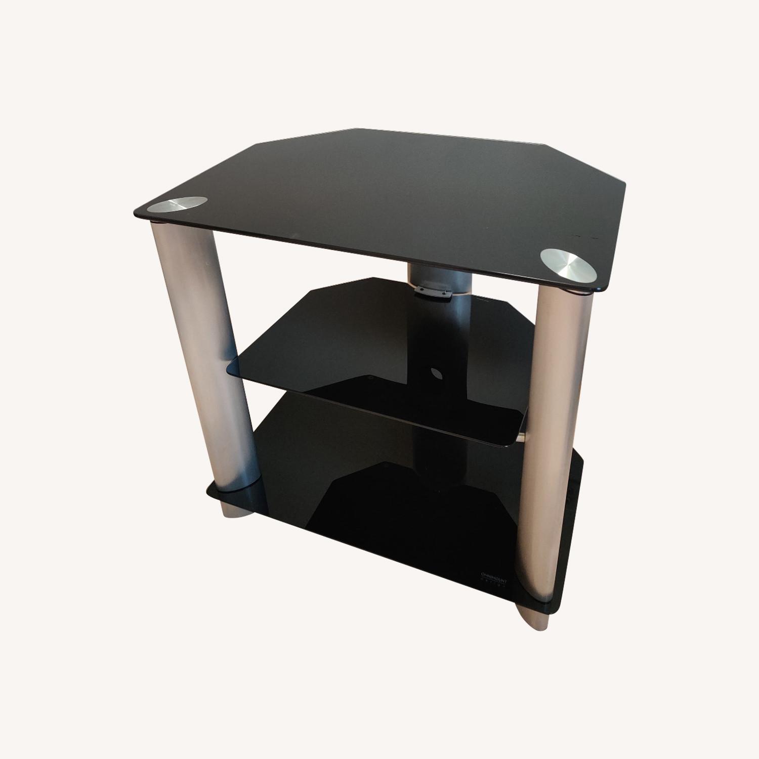Omnimount TV Media Tempered Glass Table - image-0