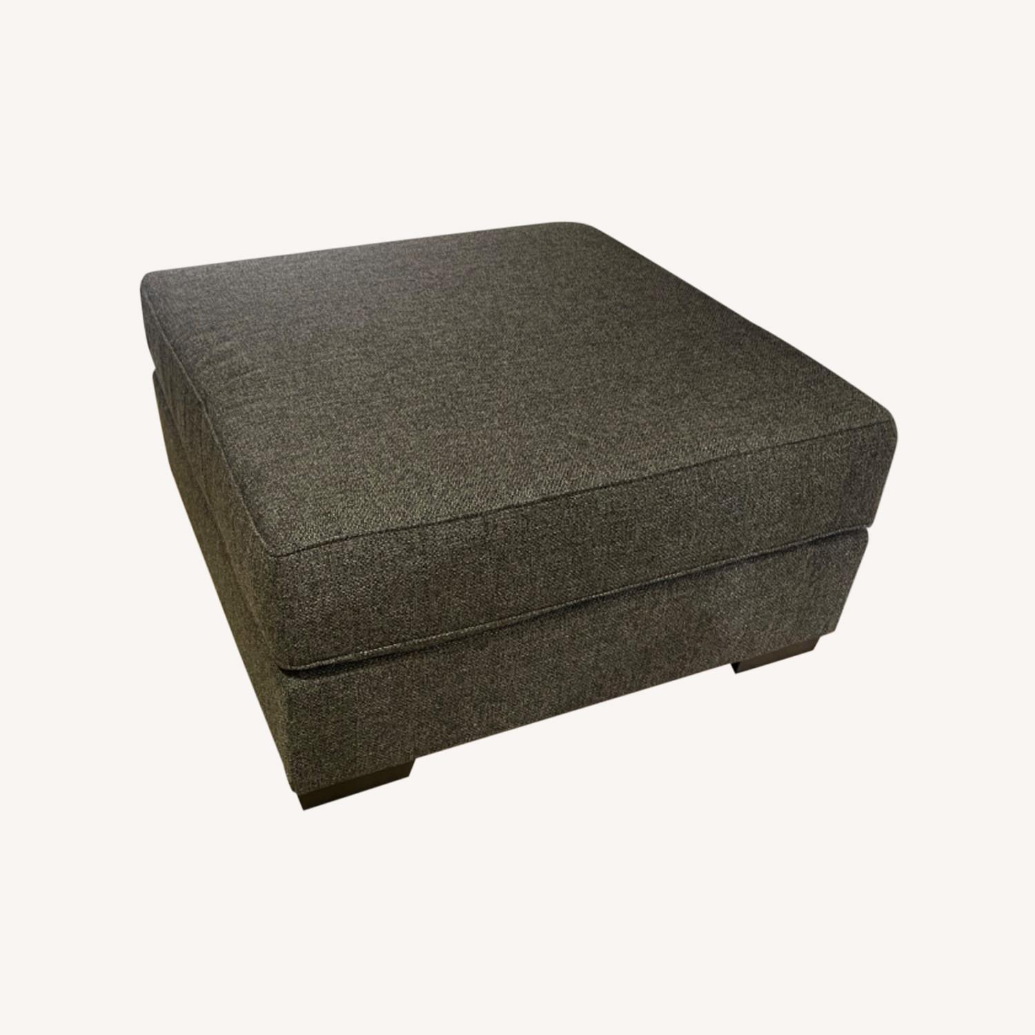 Loveseat and Ottoman - image-0