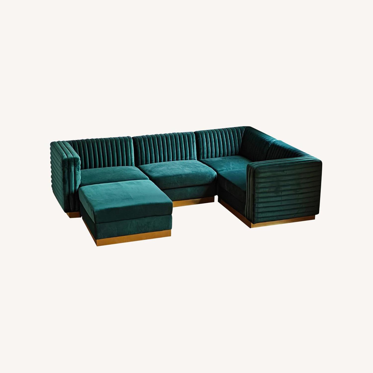 Modern Modular 5 Piece Sectional Sofa - image-4