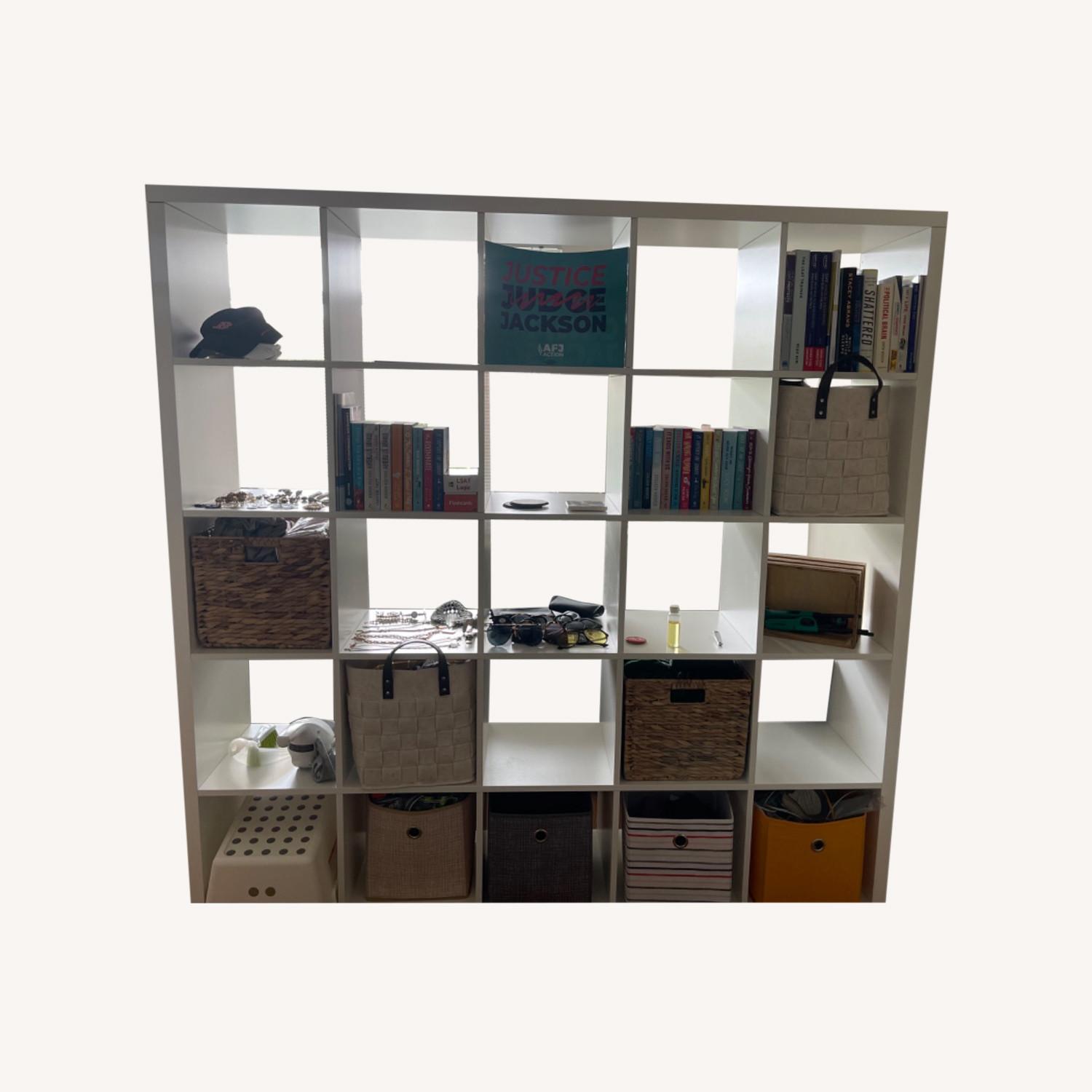 IKEA Kallax 25 Square White Shelf Unit - image-0