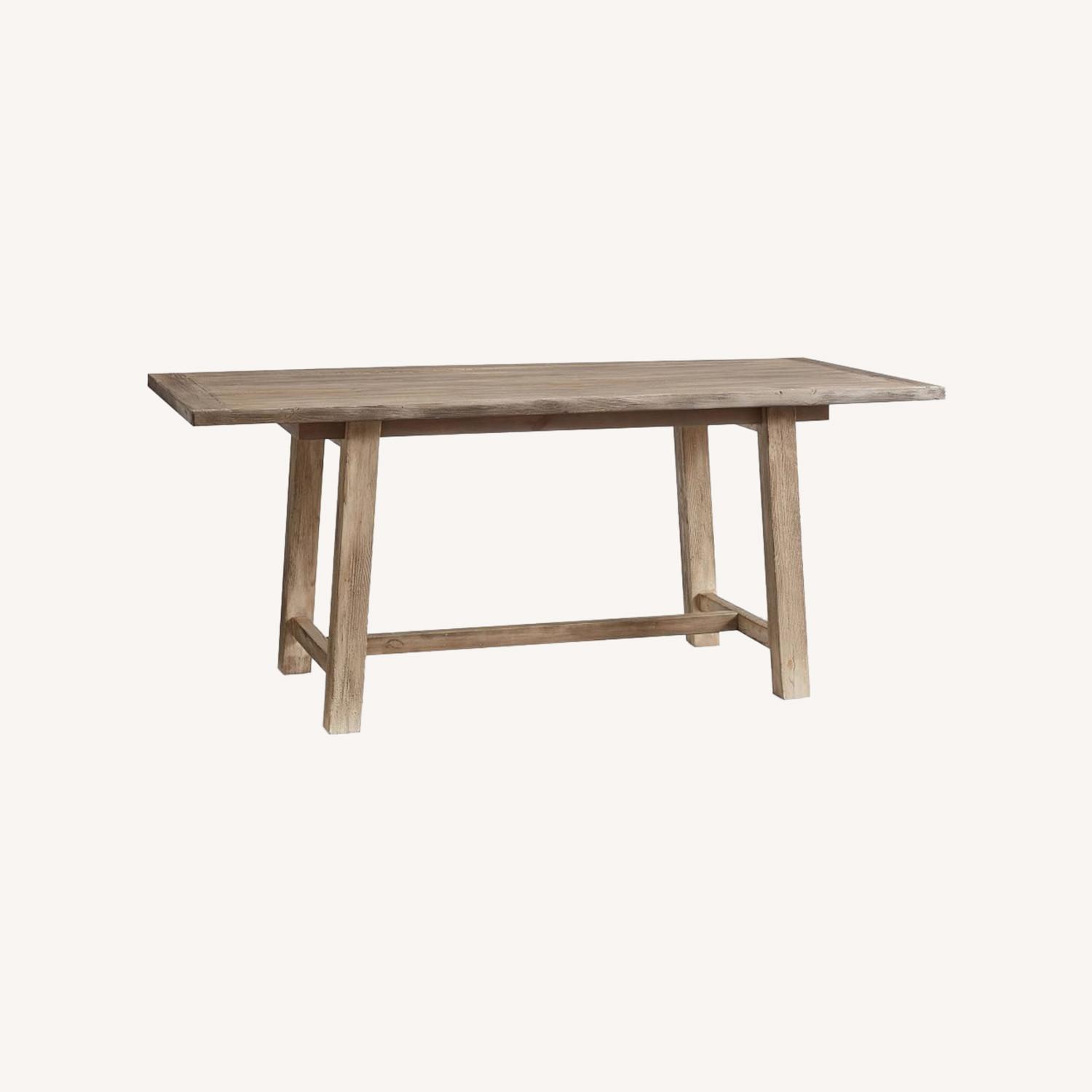 Pottery Barn Wood Dining Table - image-0