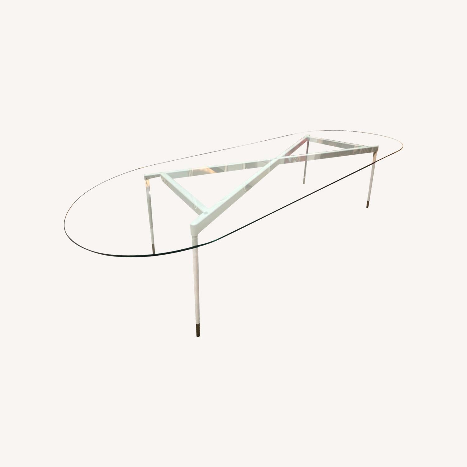 Taylor Made Custom Glass Dining Table - image-0