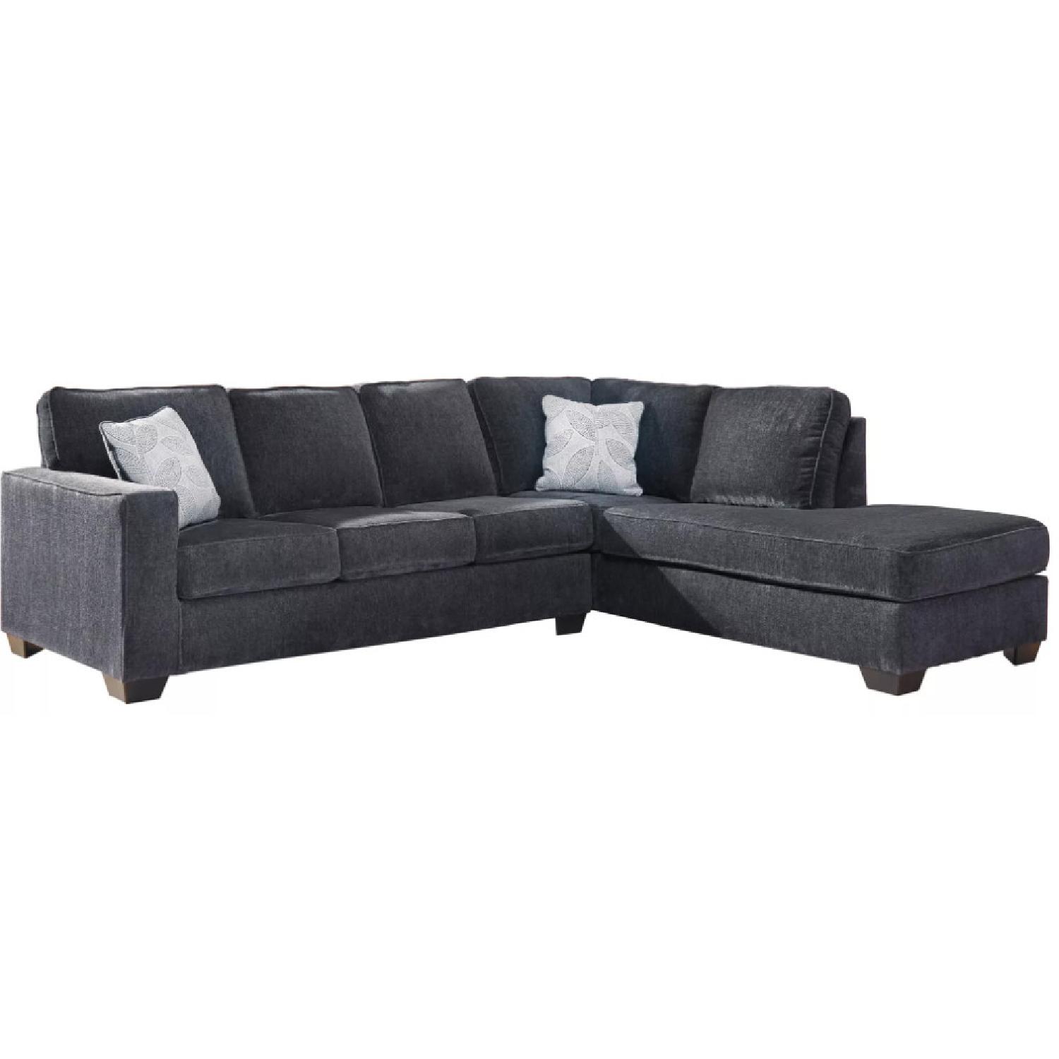Raymour & Flanigan 2 Pc Sectional Sofa - image-7