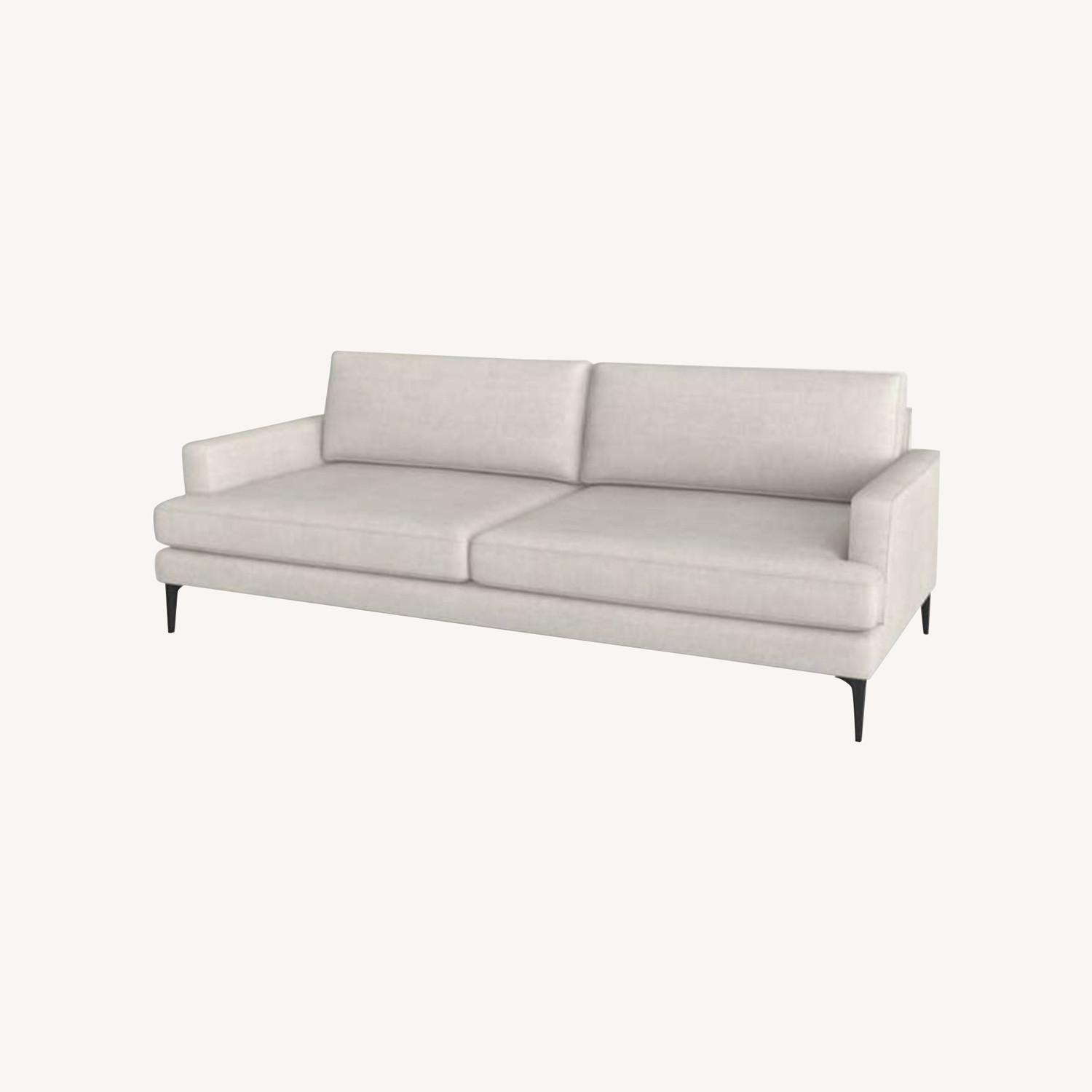 West Elm Andes Sofa Twill Stone - image-2