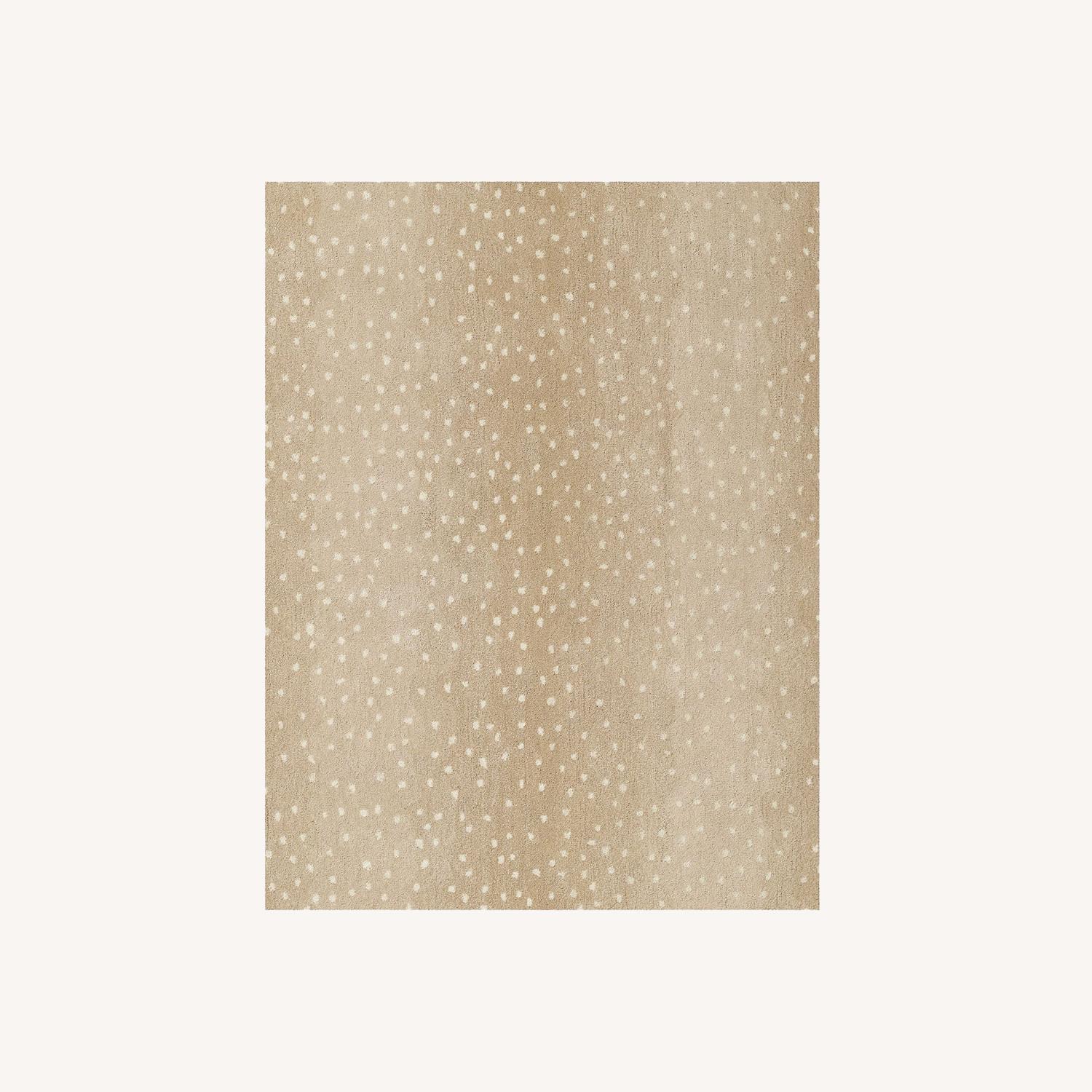 West Elm Woodland Antelope Rug 8X9.75 - image-0